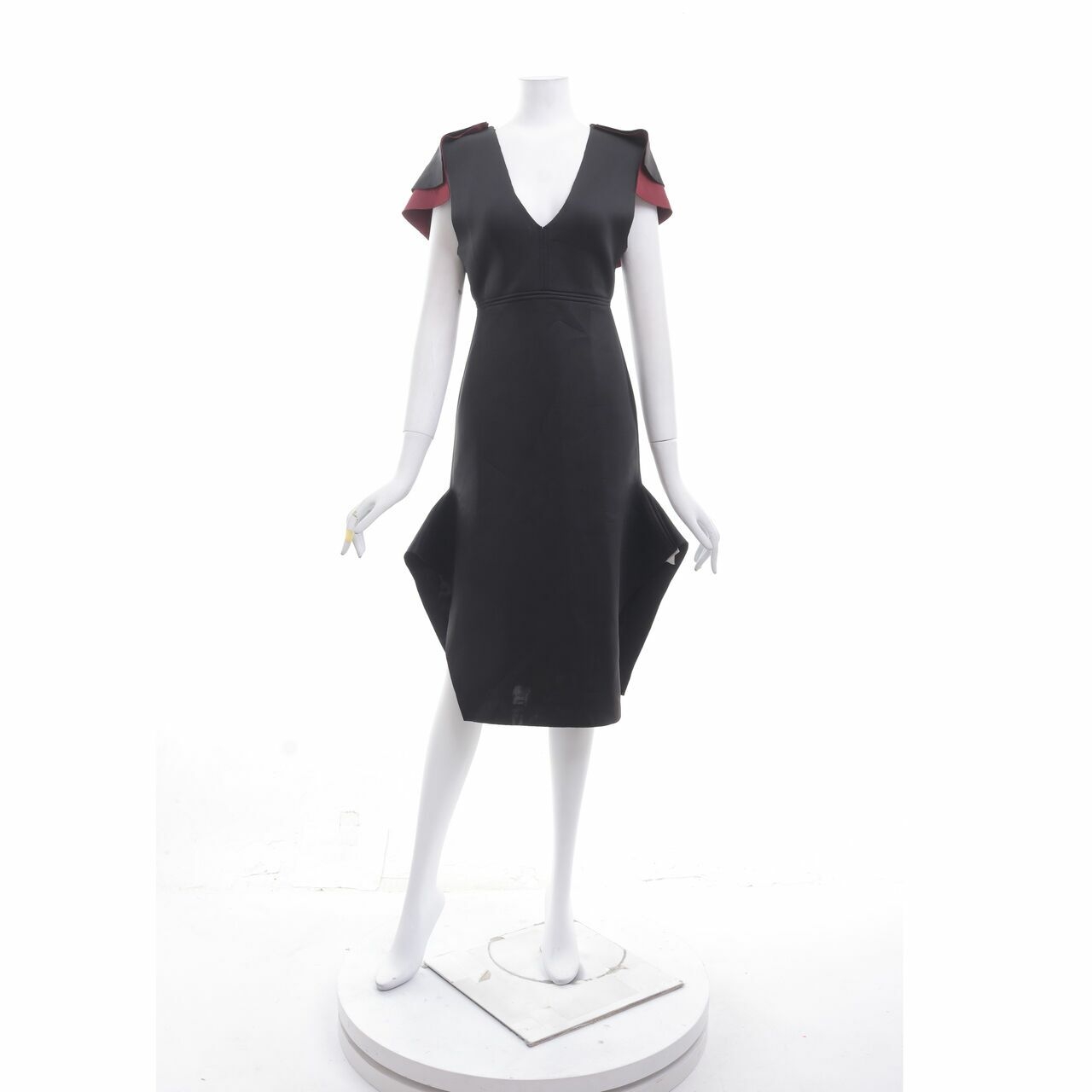 AVGAL Black Midi Dress