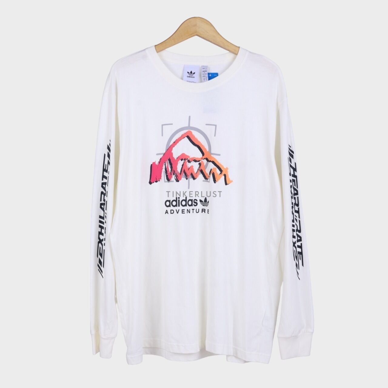 Adidas Off White Long Sleeve T-shirt