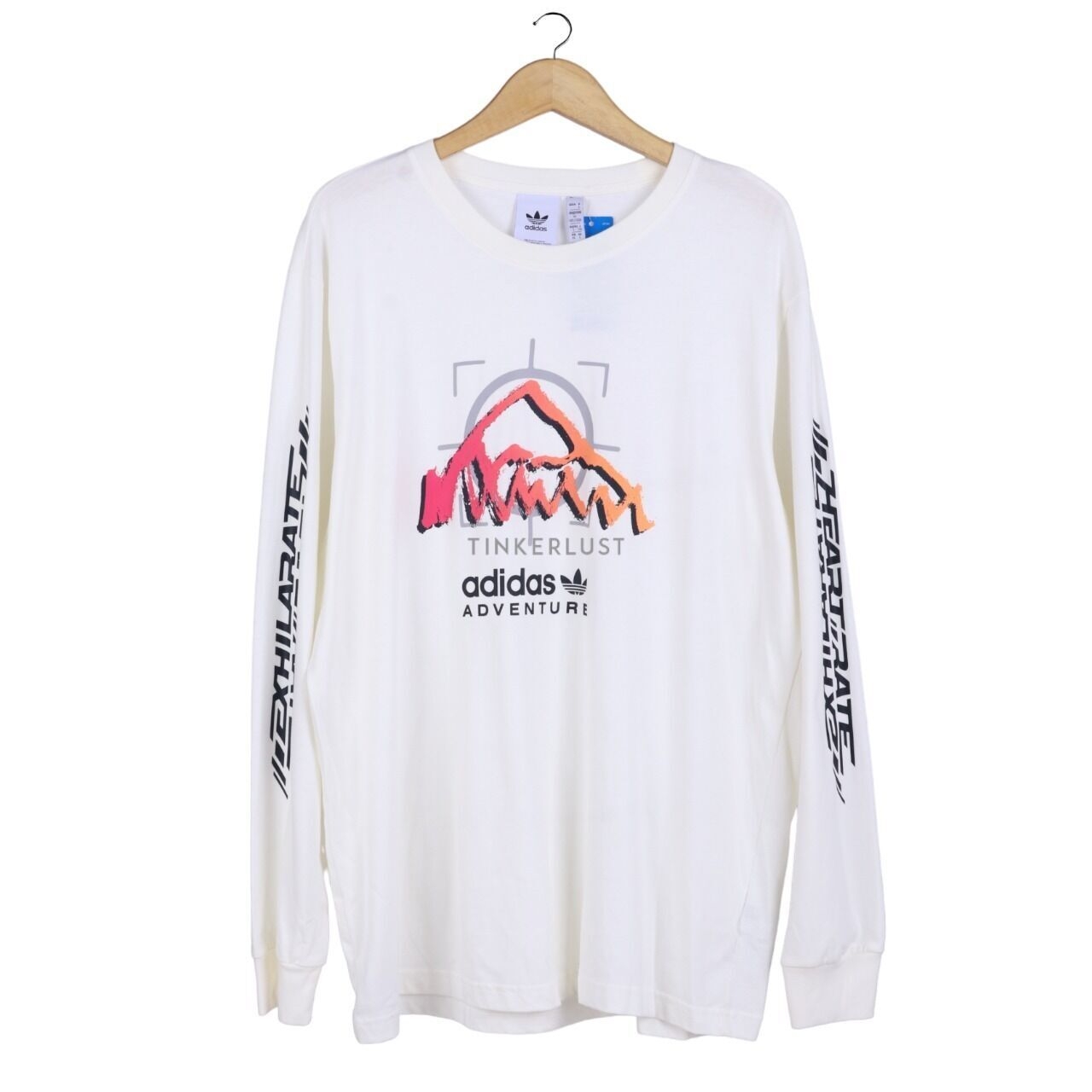 Adidas Off White Long Sleeve T-shirt