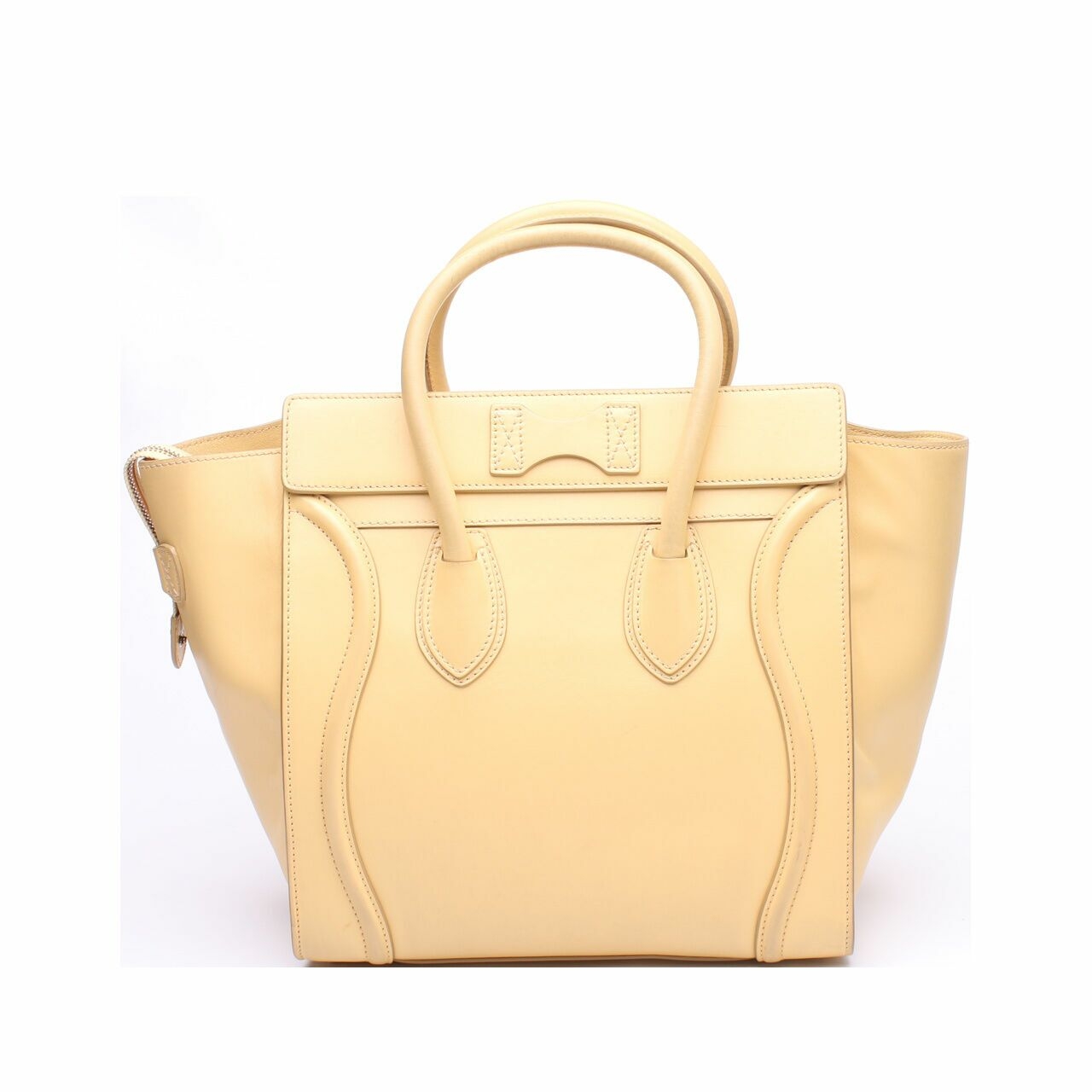 Celine Beige Medium Luggage Tote Bag