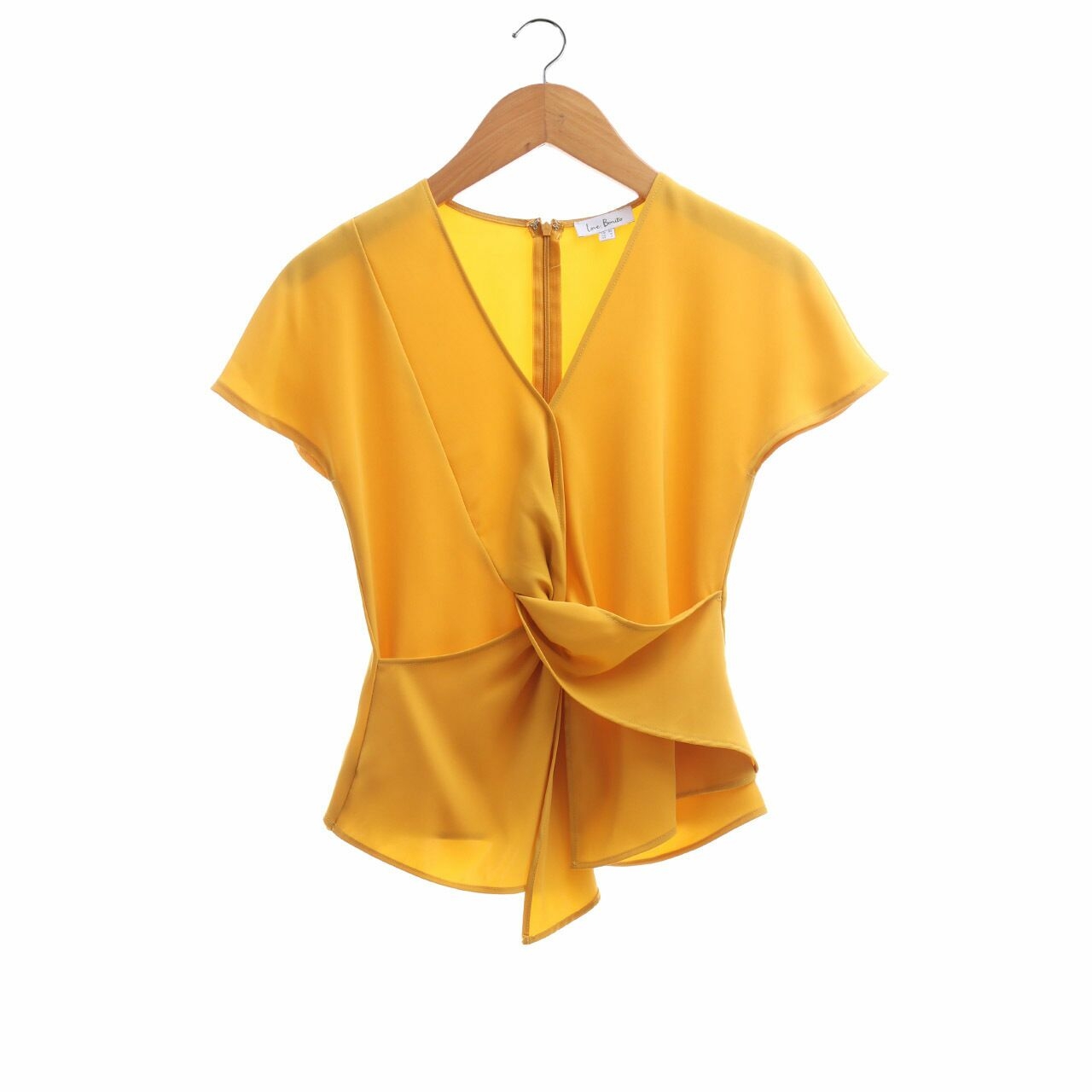 Love, Bonito Yellow V-Neck Blouse