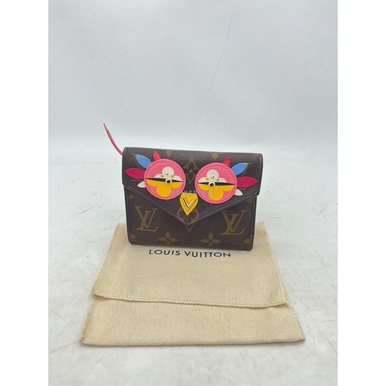 Louis Vuitton Victorine Mono OWL Limited Edition 2017 Wallet