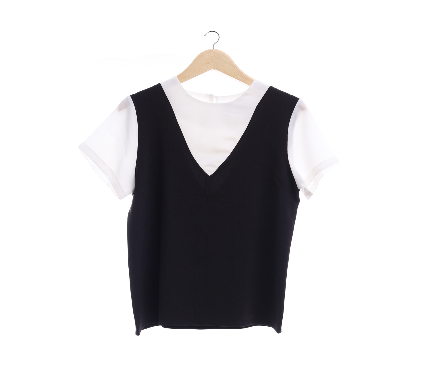 Skiia Black & White Blouse