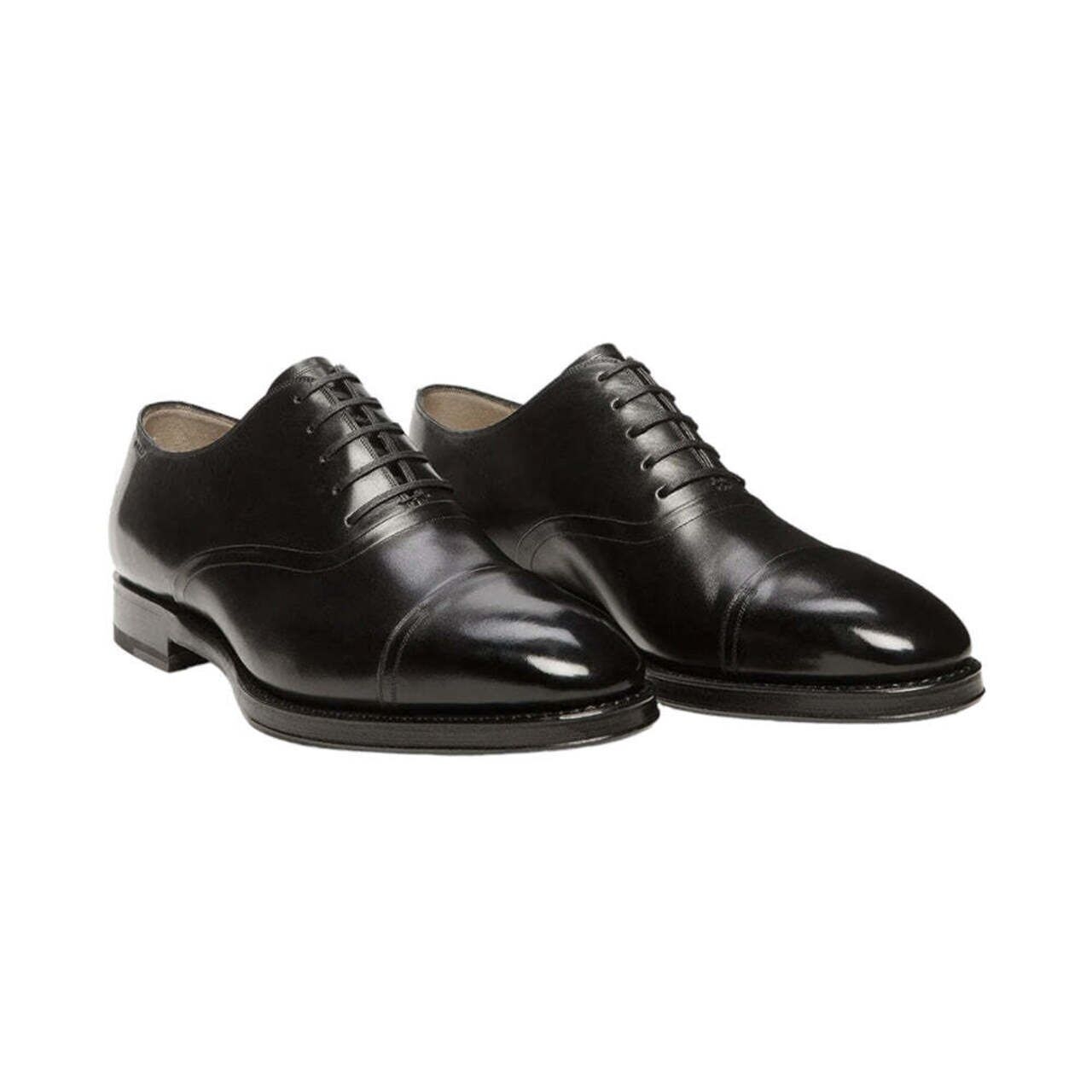 Bally Scribe Calf Leather Oxford Shoes Black