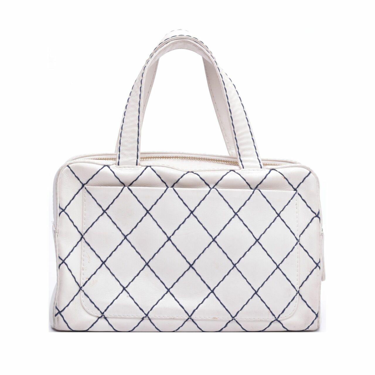 Chanel Broken White Leather Handbag