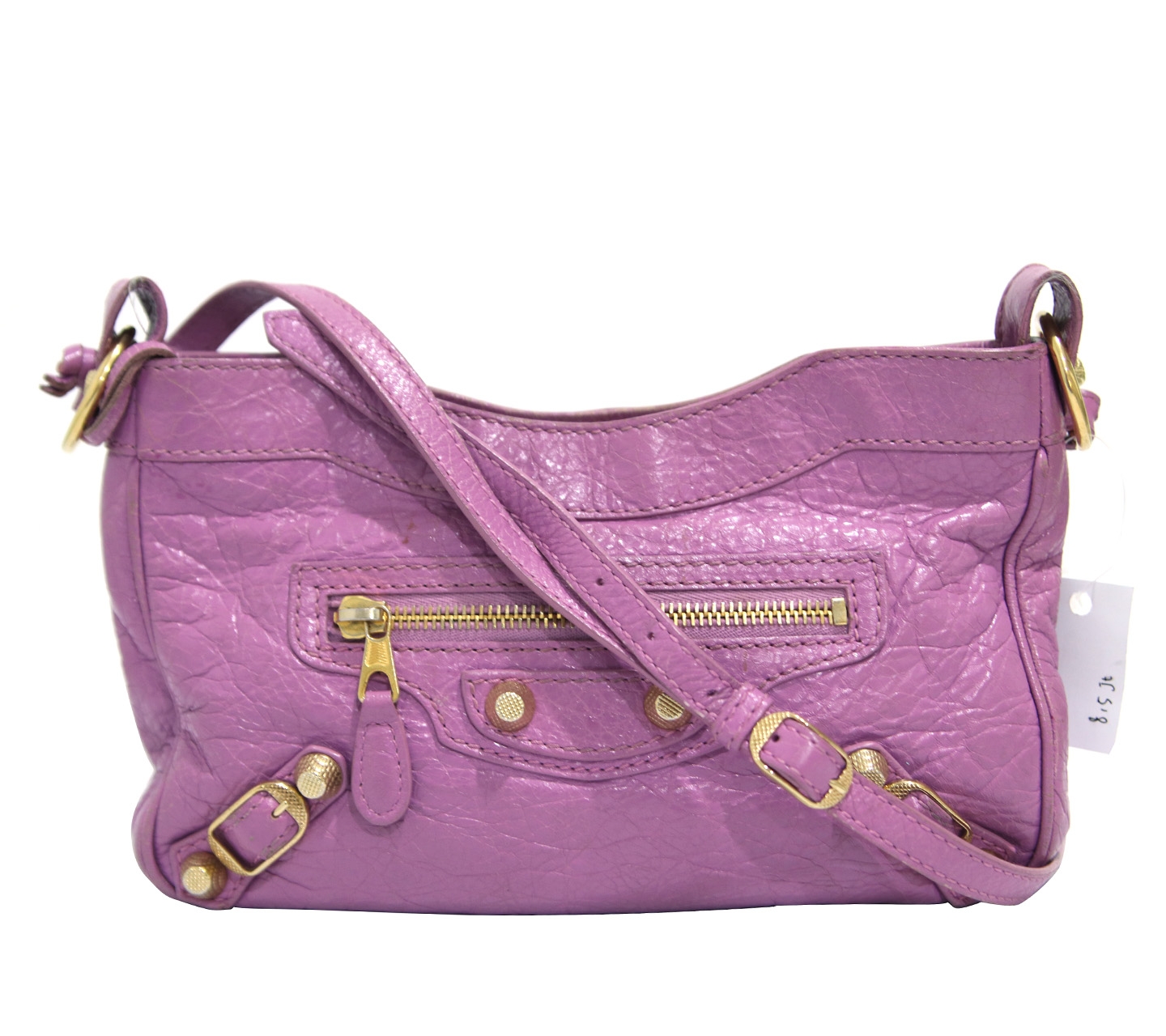 Balenciaga Purple City Sling Bag