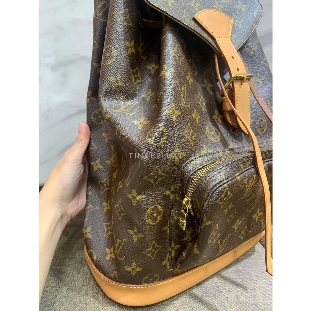 Louis Vuitton Montsouris Monogram GM Vintage 1997 Backpack 