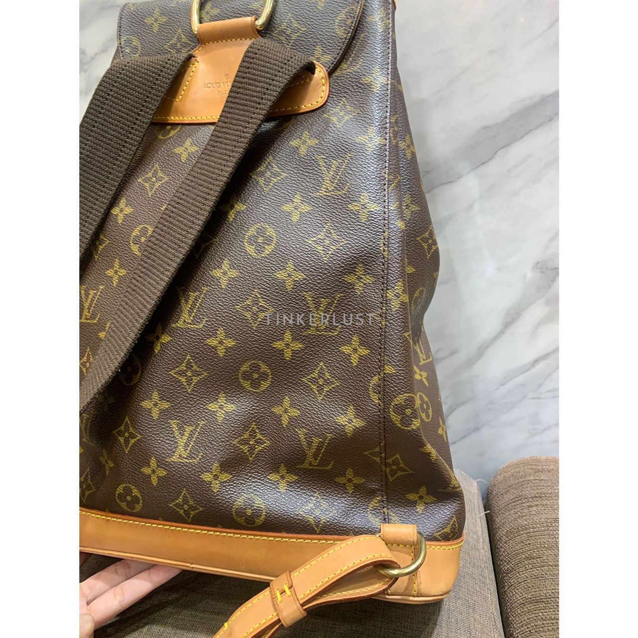 Louis Vuitton Montsouris Monogram GM Vintage 1997 Backpack 