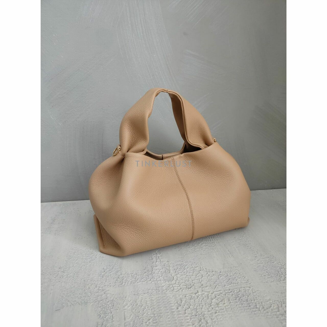 Polene Neuf Large Beige Nude Satchel