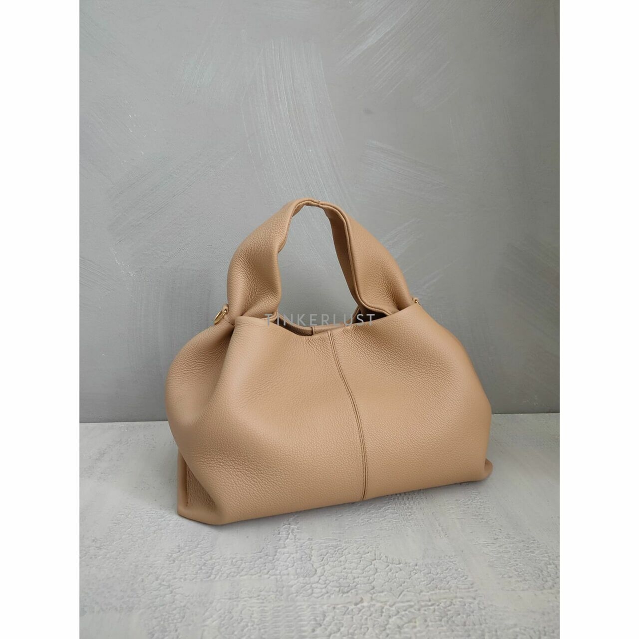 Polene Neuf Large Beige Nude Satchel