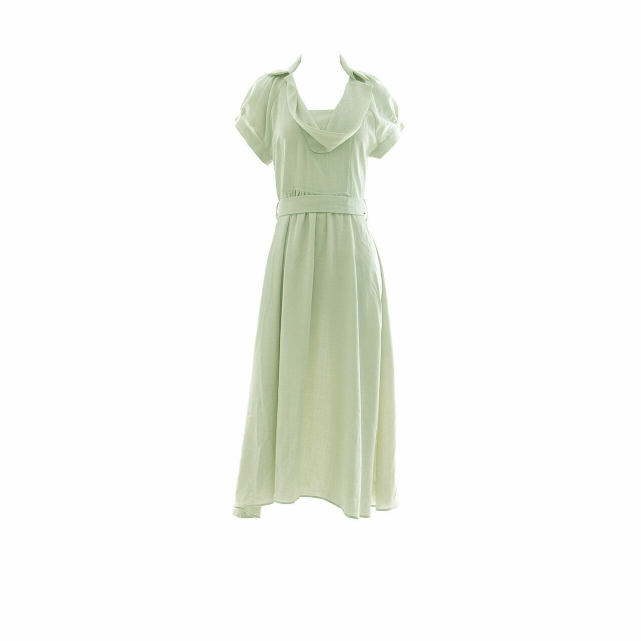 Front Row Light Green Midi Dress