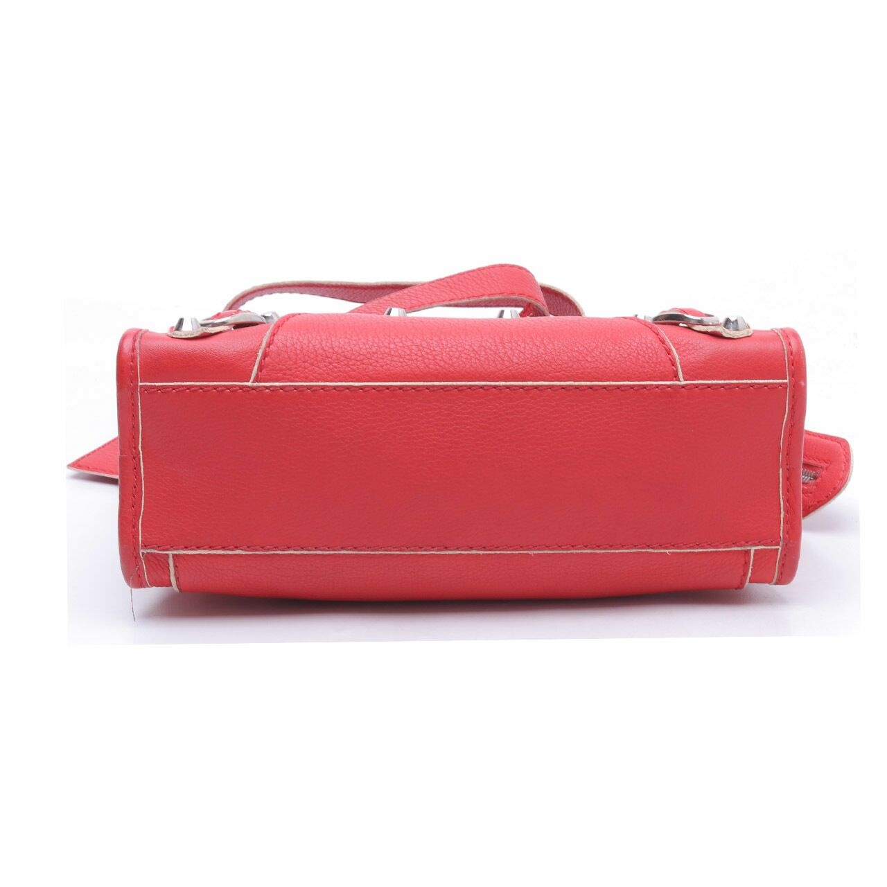 Balenciaga Classic Mini City Rouse Fraise Red Mini Satchel Bag