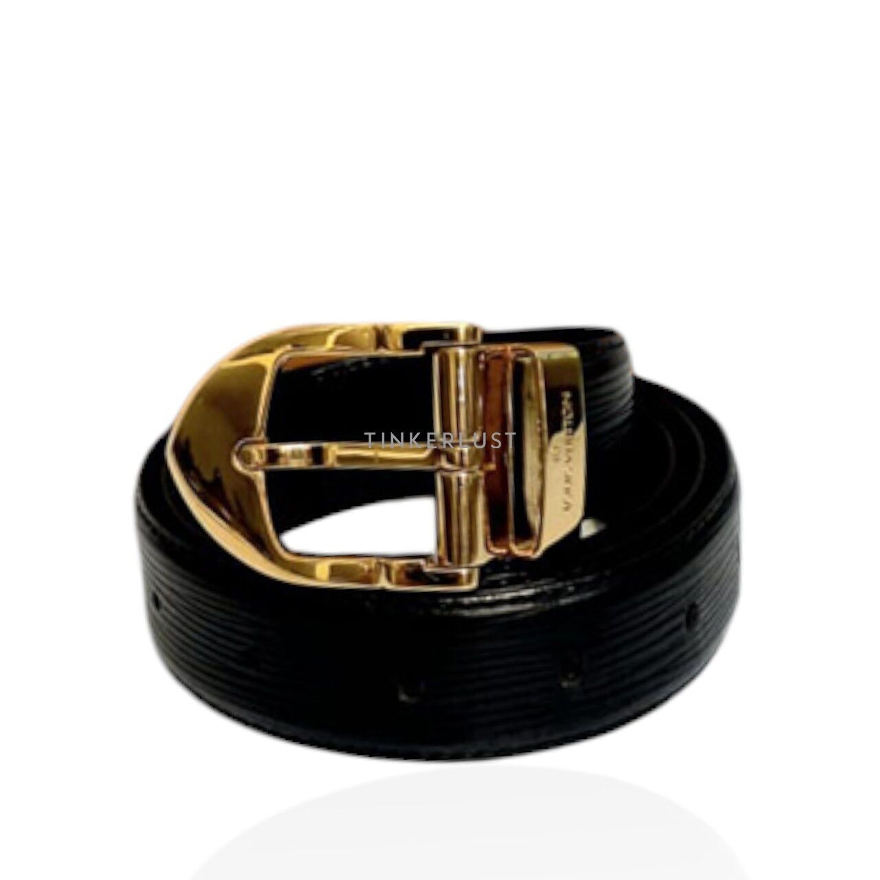 Louis Vuitton Men Black Epi Leather Belt