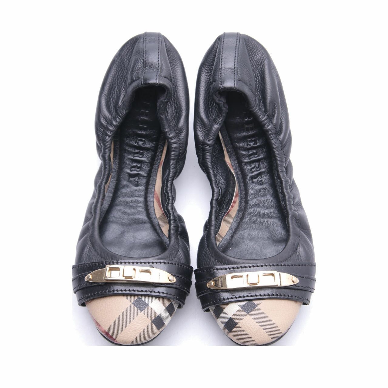 Burberry Black Foldable Flats