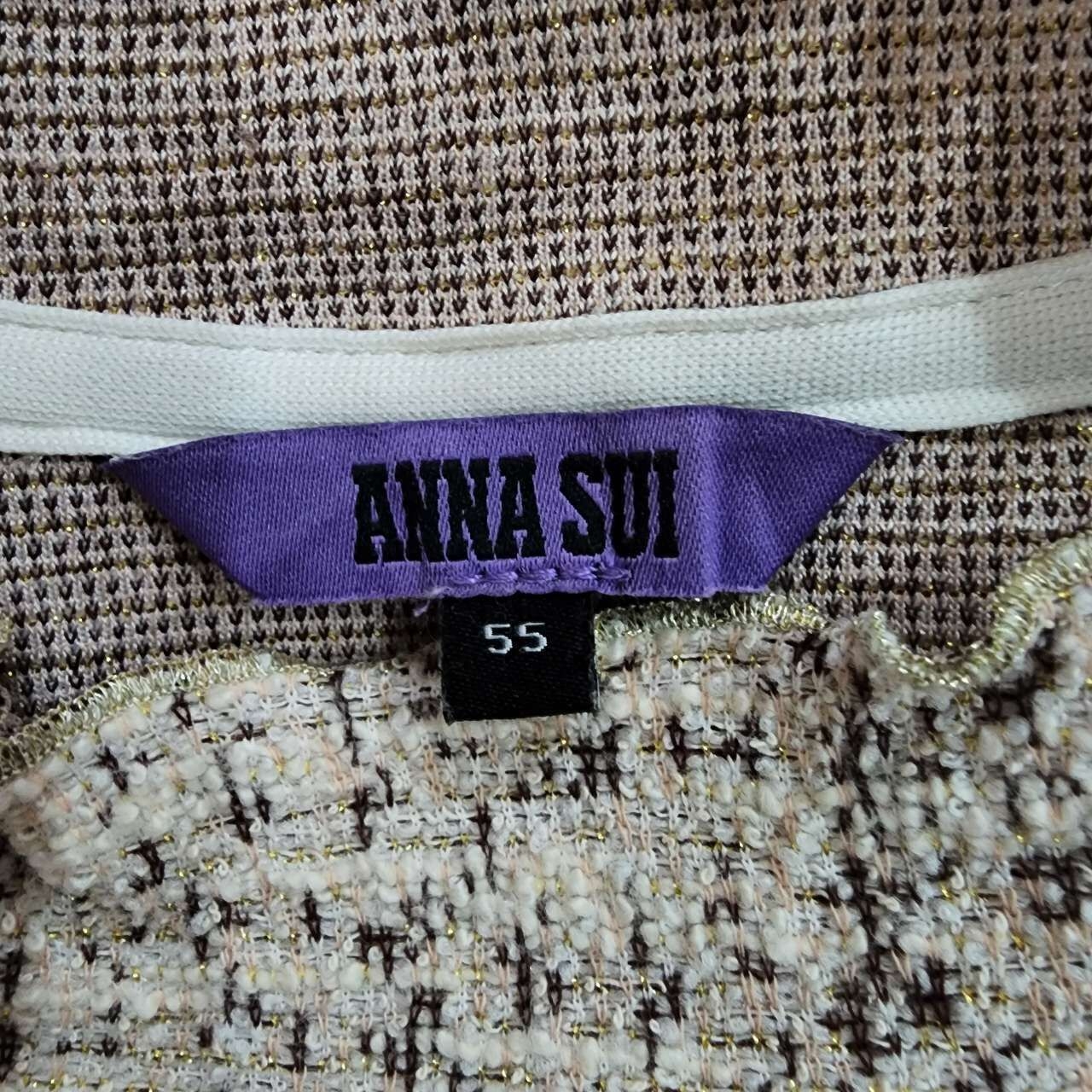 Anna Sui Beige Multicolour Blouse