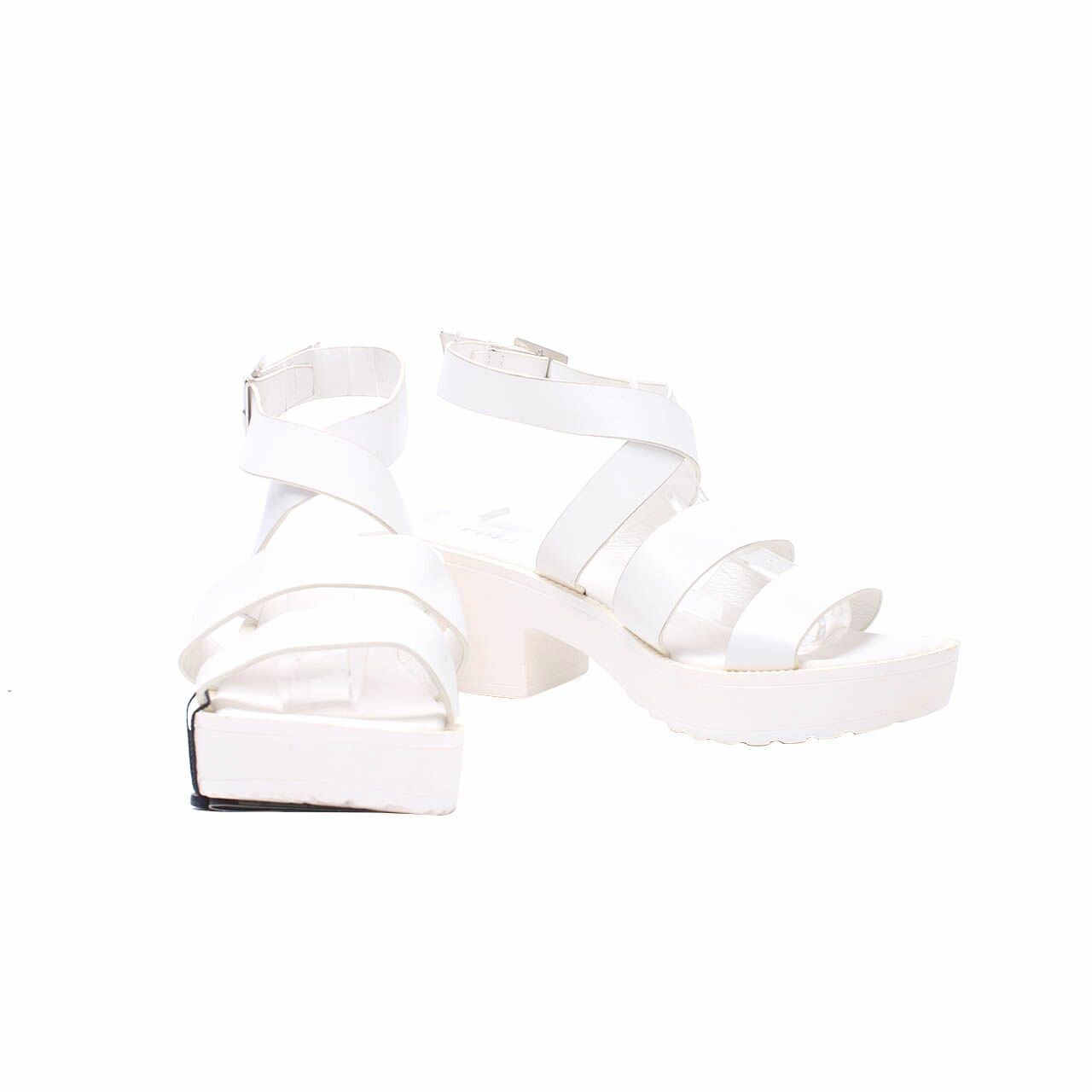 Ruby White Sandals