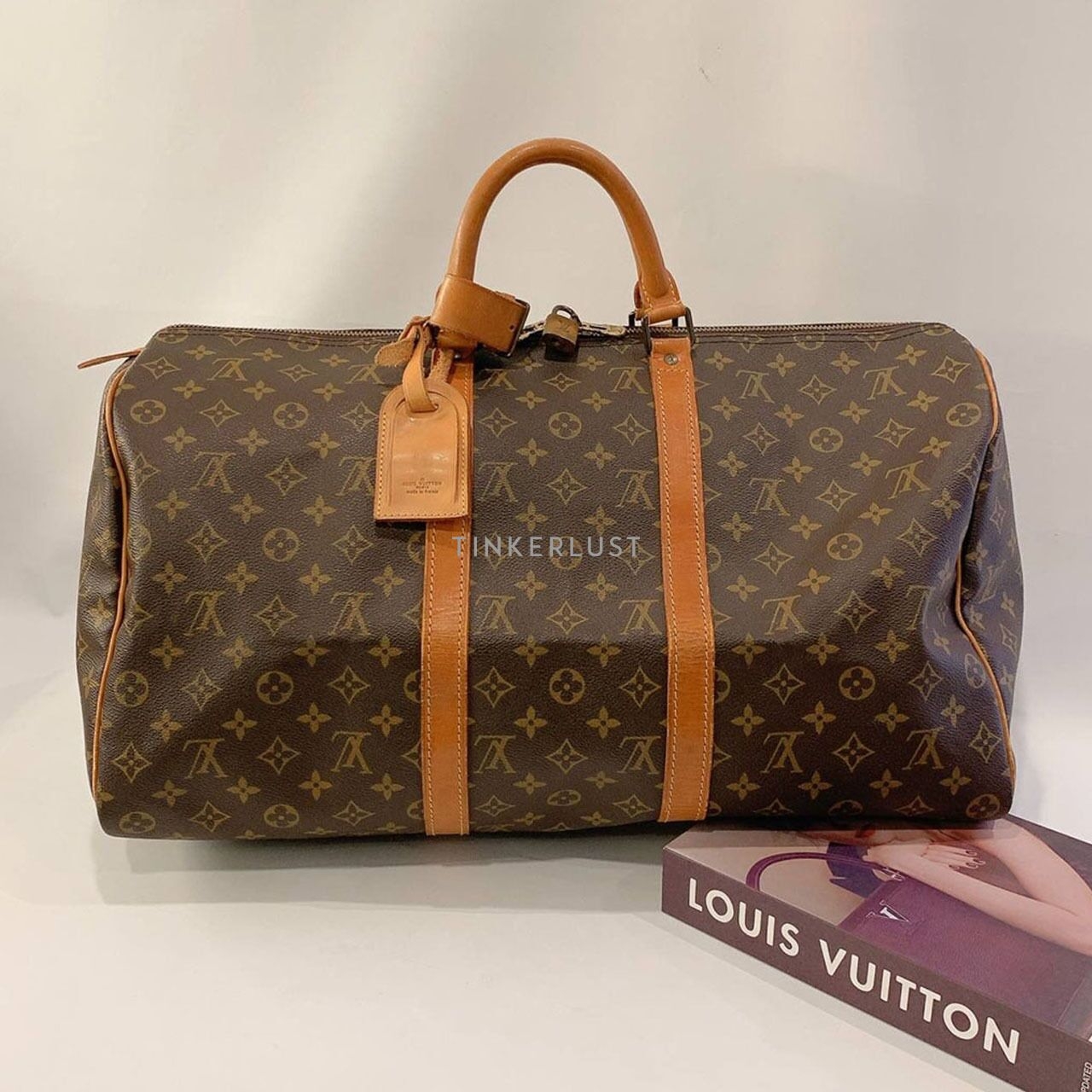 Louis Vuitton Keepall 50 Vintage Monogram GHW Travel Bag