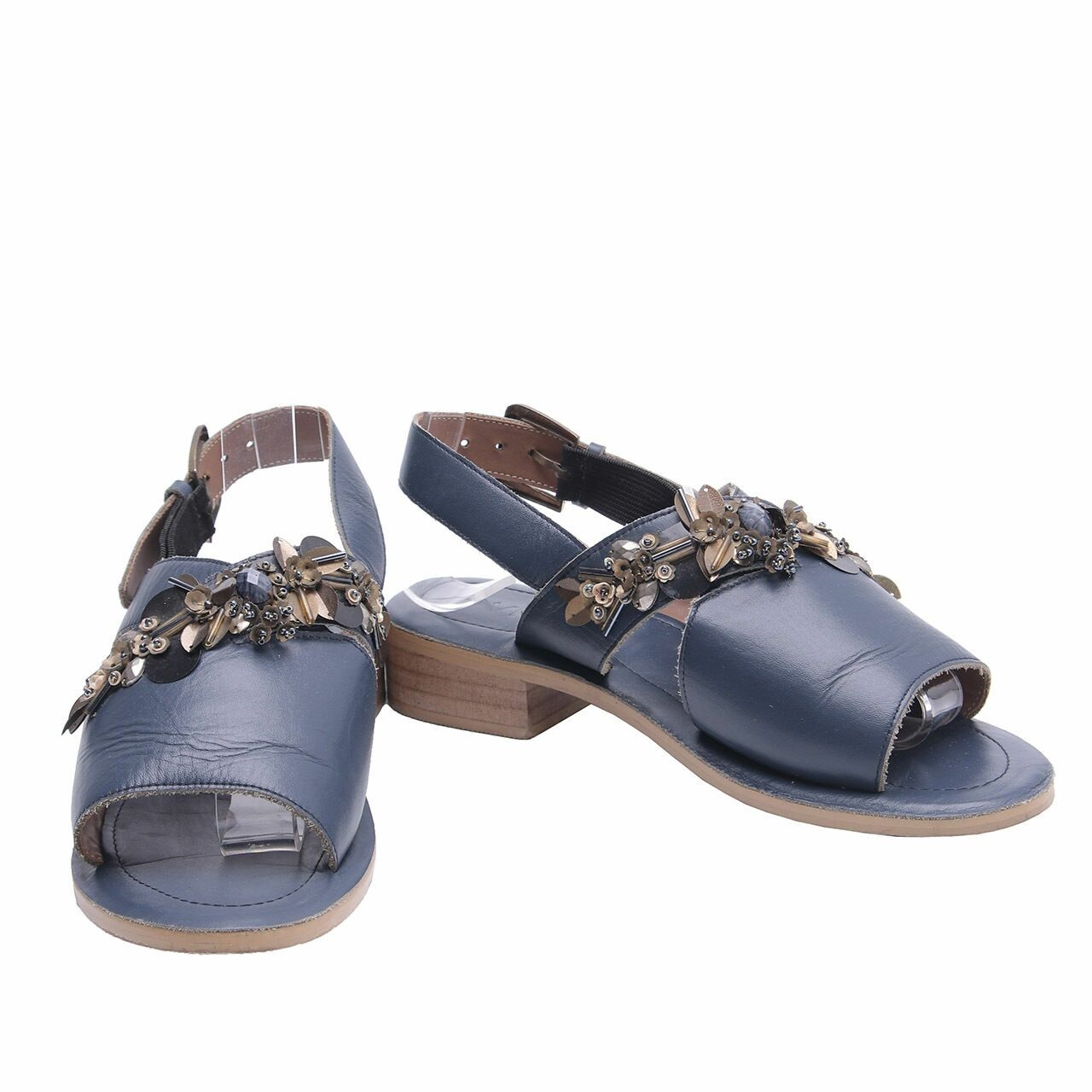 Pvra Navy Sandals