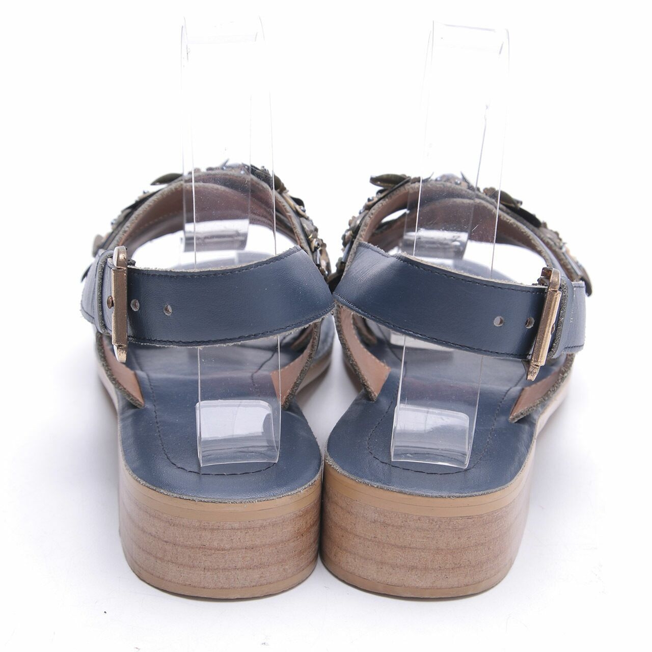 Pvra Navy Sandals