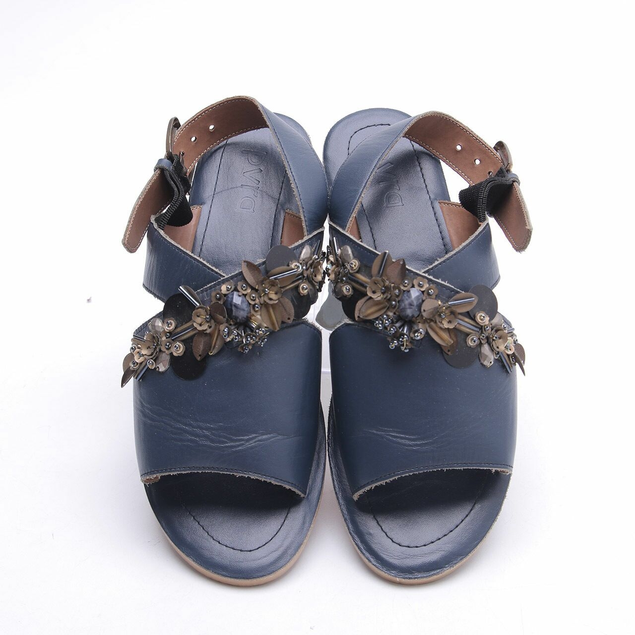 Pvra Navy Sandals