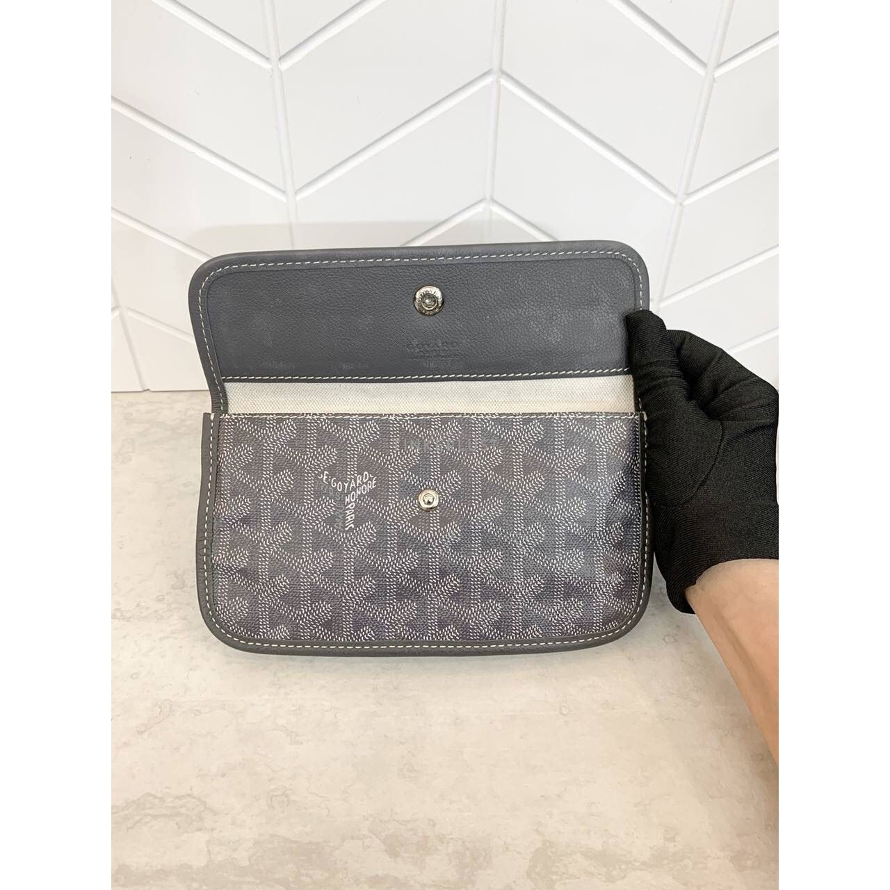 Goyard St Louis PM Grey 2018 Tote Bag