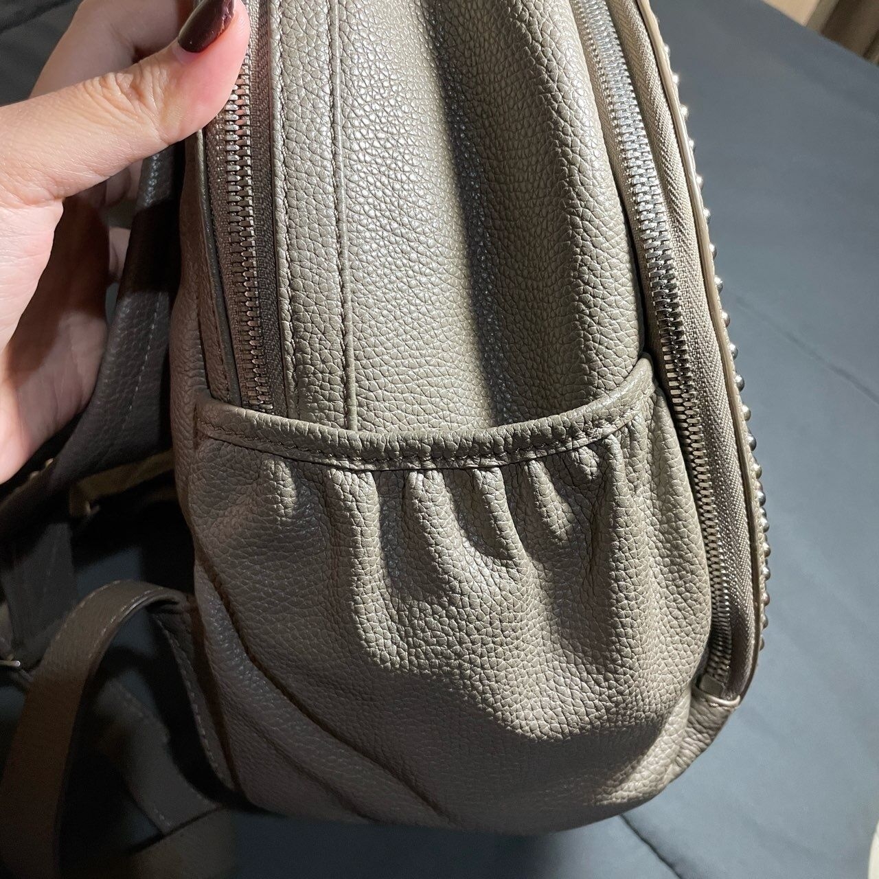 Aigner Taupe Backpack