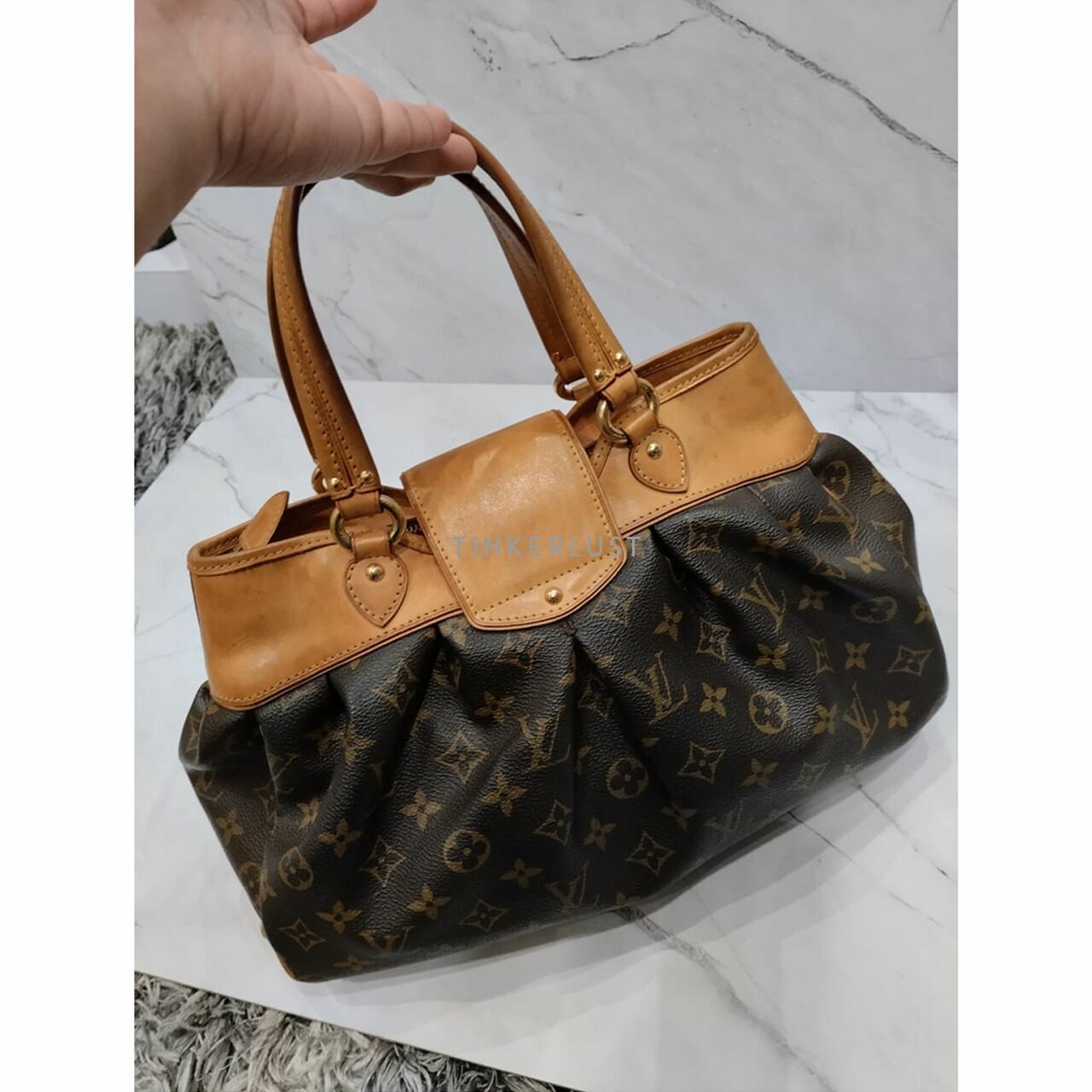 Louis Vuitton Boetie Monogram Canvas Handbag