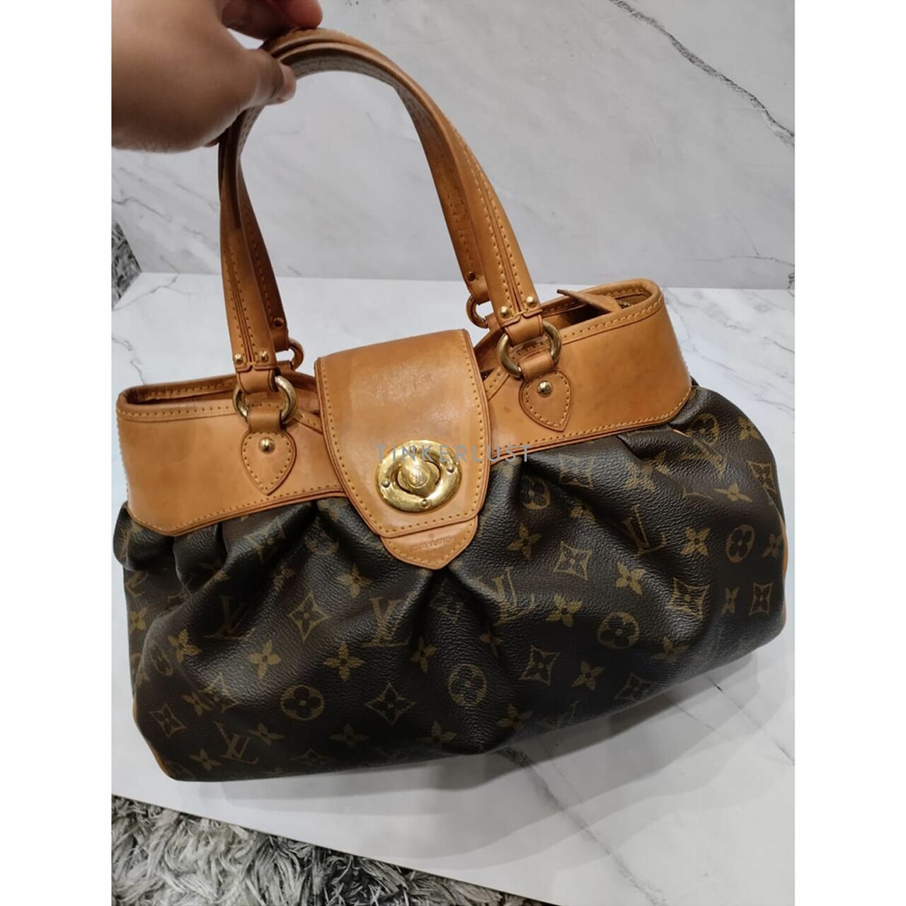 Louis Vuitton Boetie Monogram Canvas Handbag