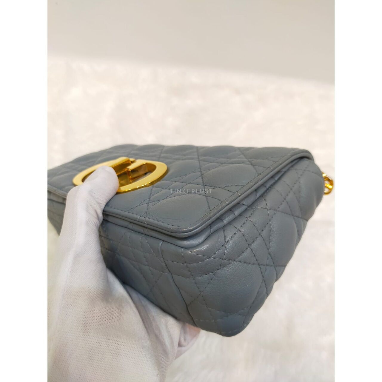 Christian Dior Caro Small Gray 2021 Sling Bag