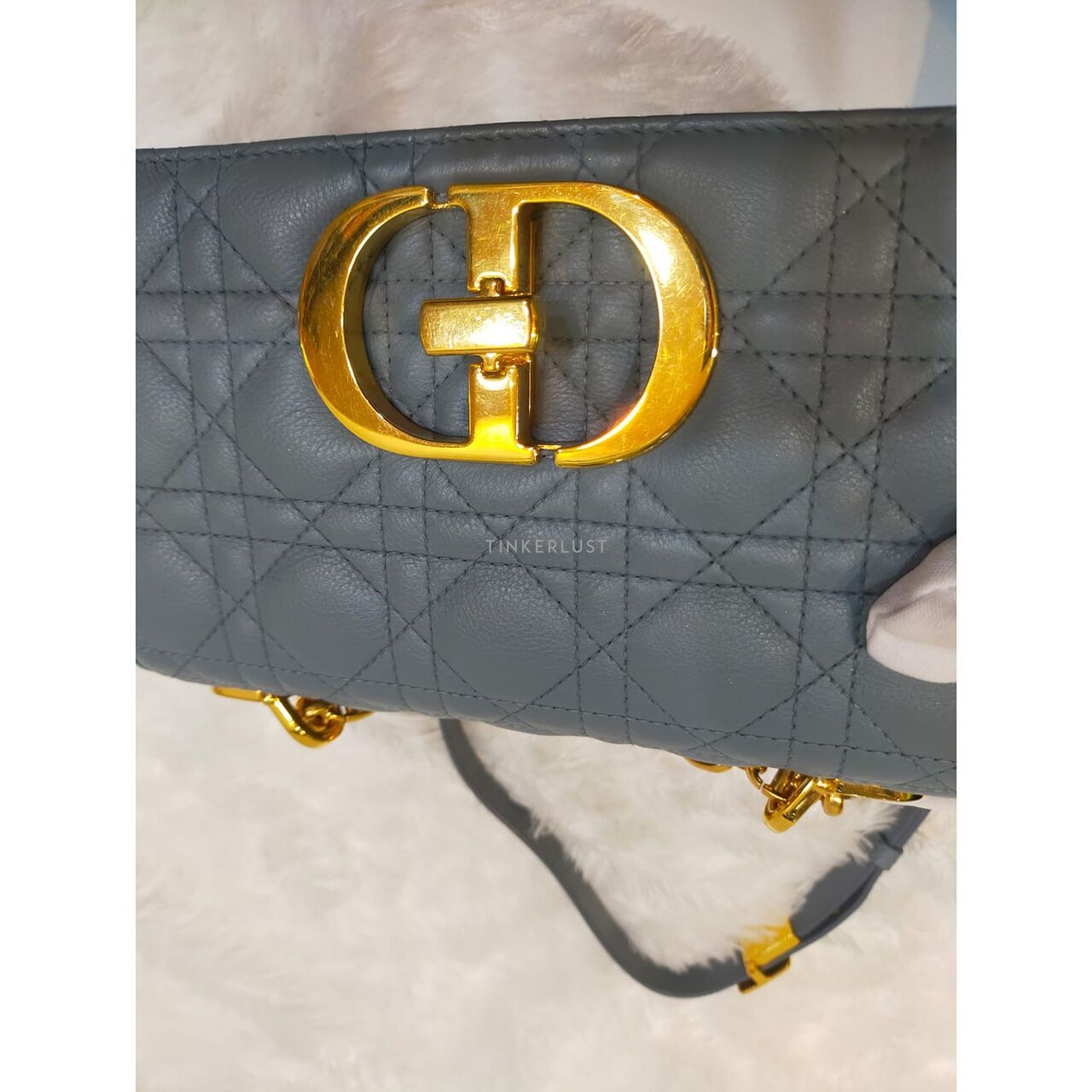 Christian Dior Caro Small Gray 2021 Sling Bag