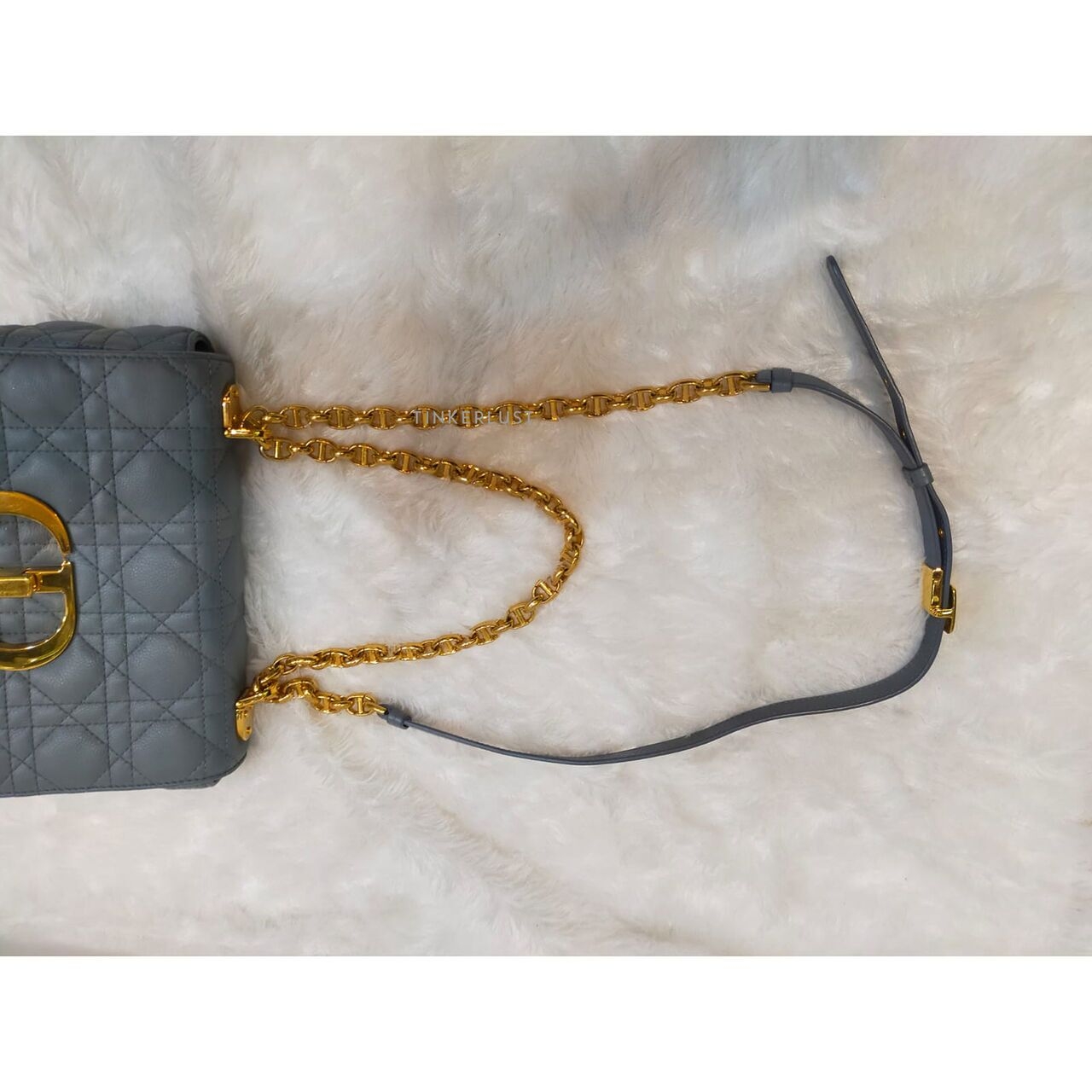 Christian Dior Caro Small Gray 2021 Sling Bag