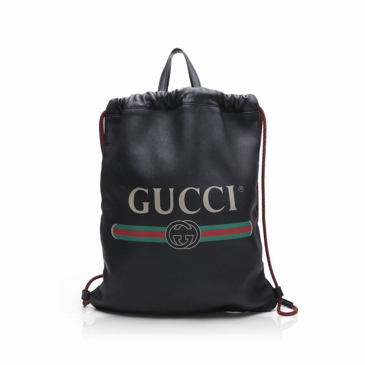 Gucci Print Medium Drawstring Backpack