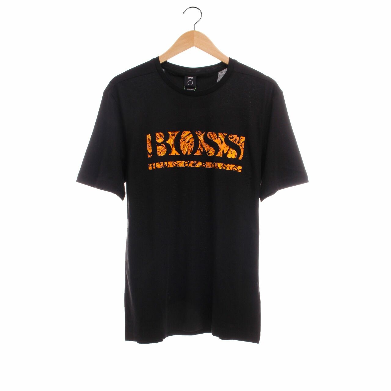 Hugo Boss Black Orange Stamp Tshirt  sz L