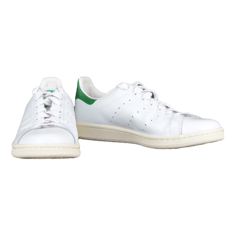 Adidas Stan Smith White and Green Sneakers