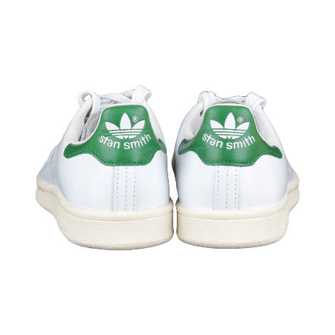 Adidas Stan Smith White and Green Sneakers