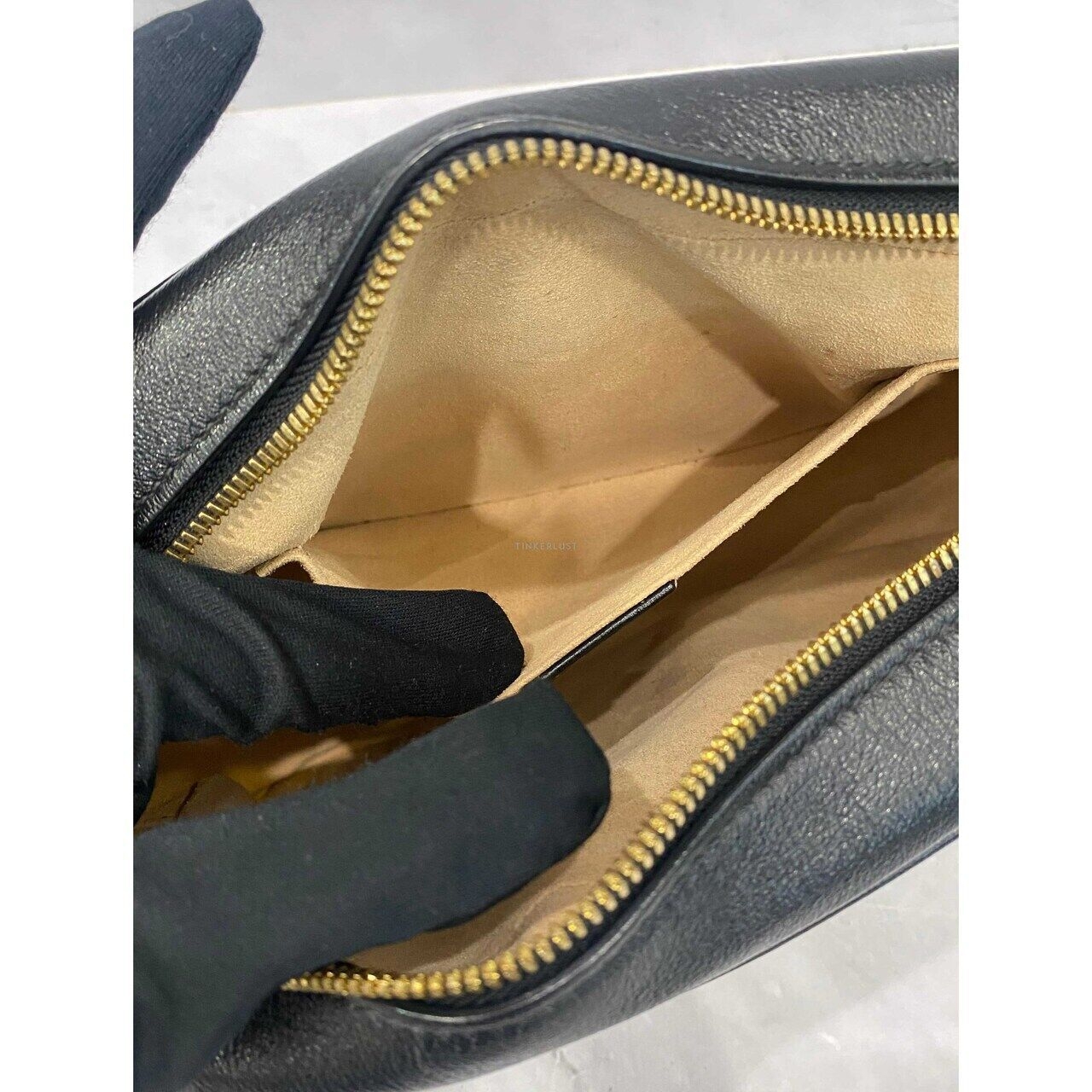 Gucci Camera Bag GG Canvas Black GHW Sling Bag