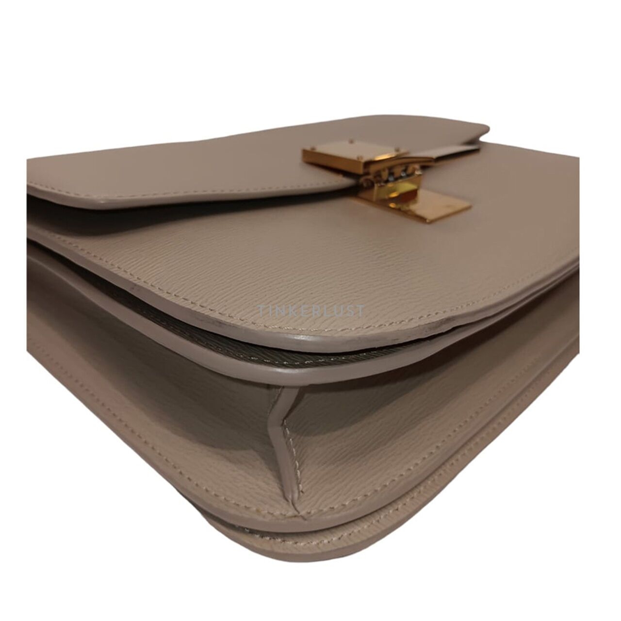 Celine Box Medium Taupe GHW 2018 Sling Bag