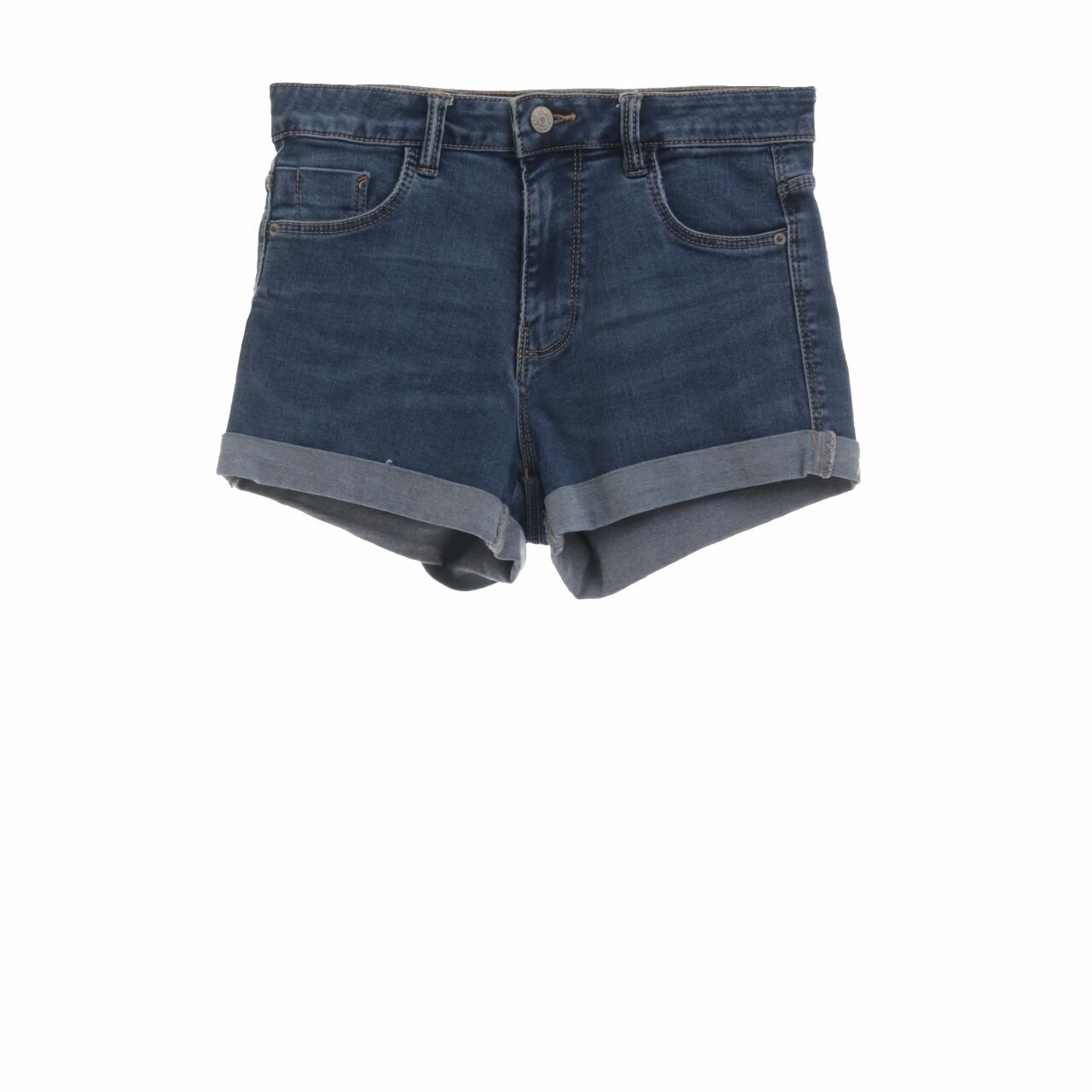 Zara Blue Denim Short Pants