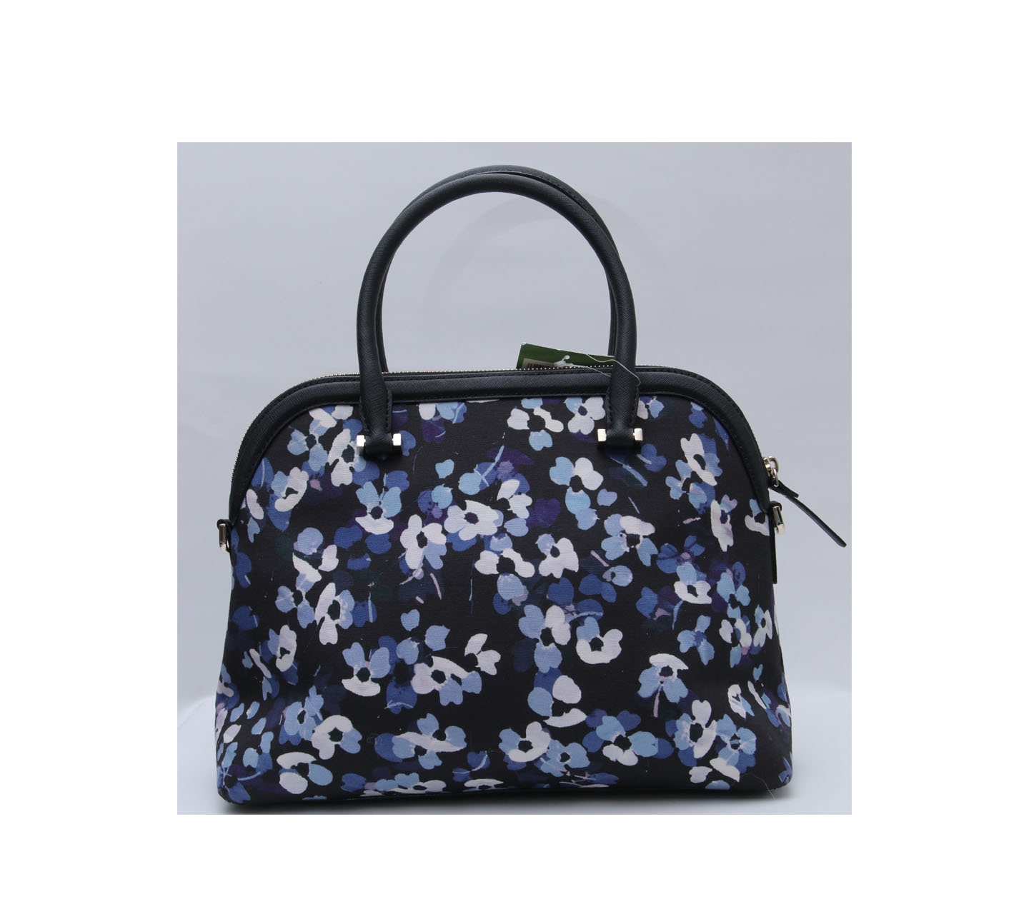 Kate spade Black Printed Floral Margot Cameron Street Satchel