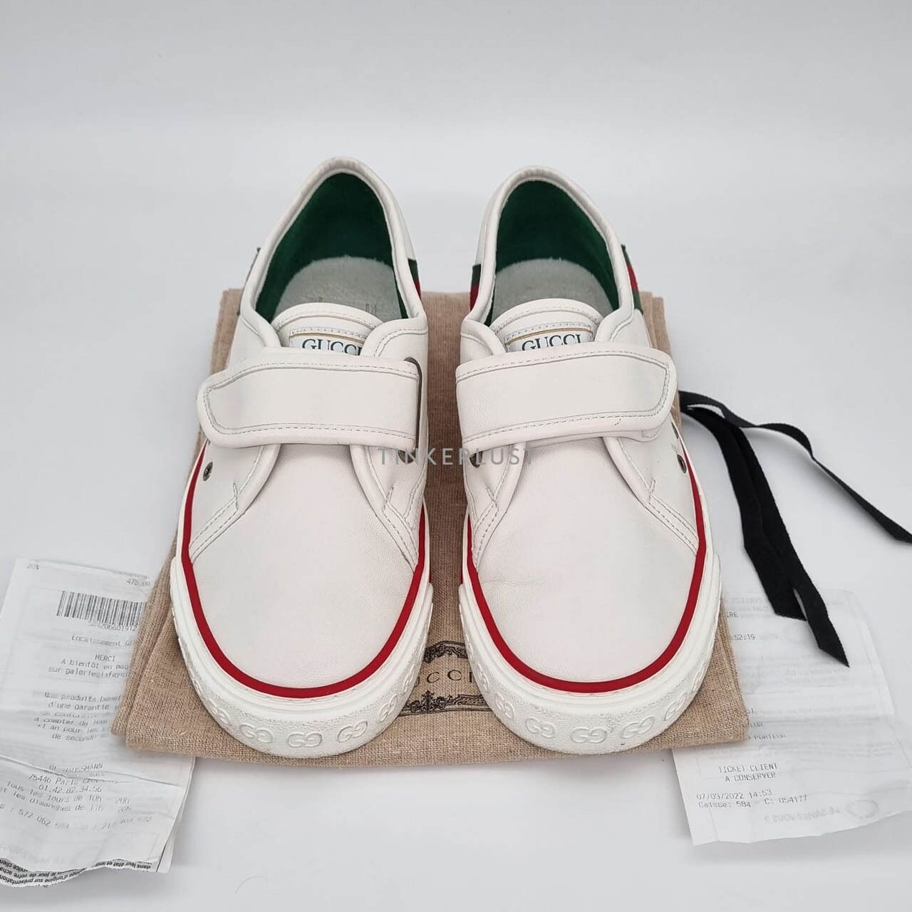 Gucci Tennis 1977 White Sneakers