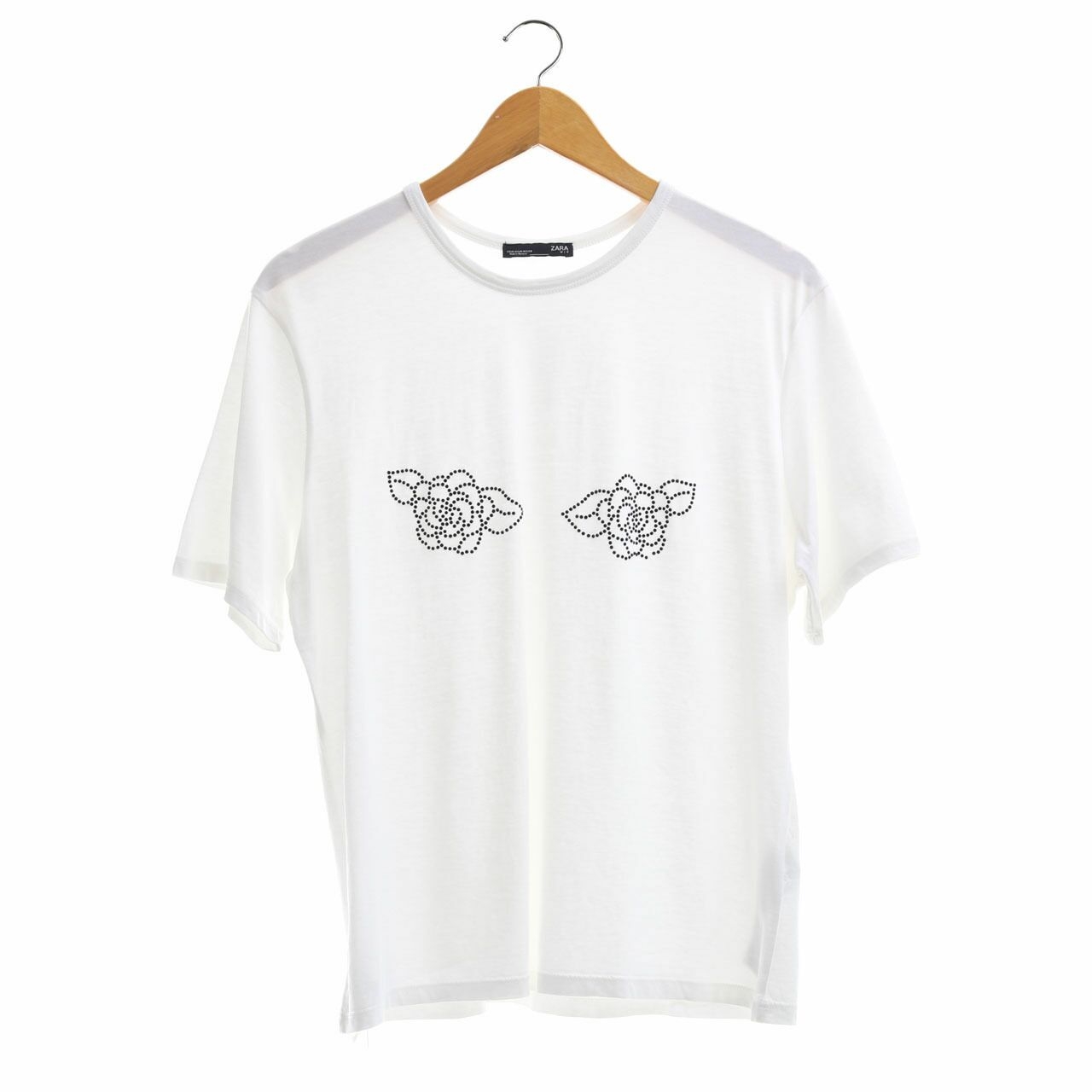 Zara Off White T-Shirt