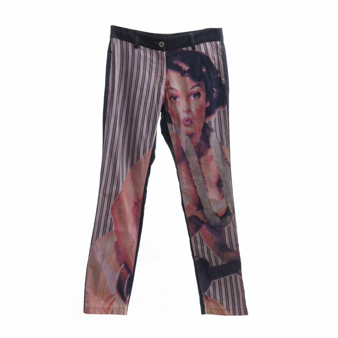 (X)SML Multicolor Printed Long Pants