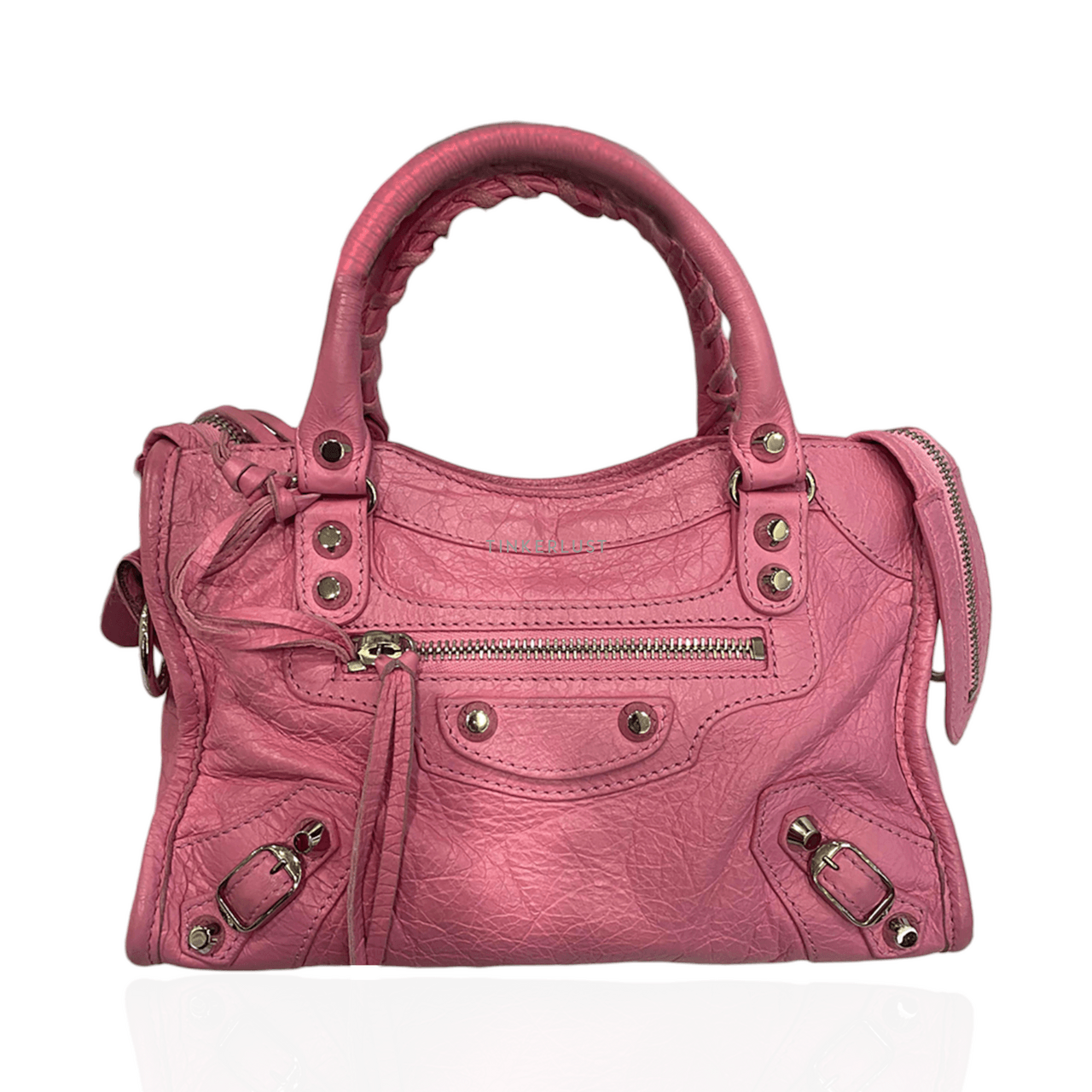 Balenciaga Classic Mini City Pink SHW 2019 Satchel