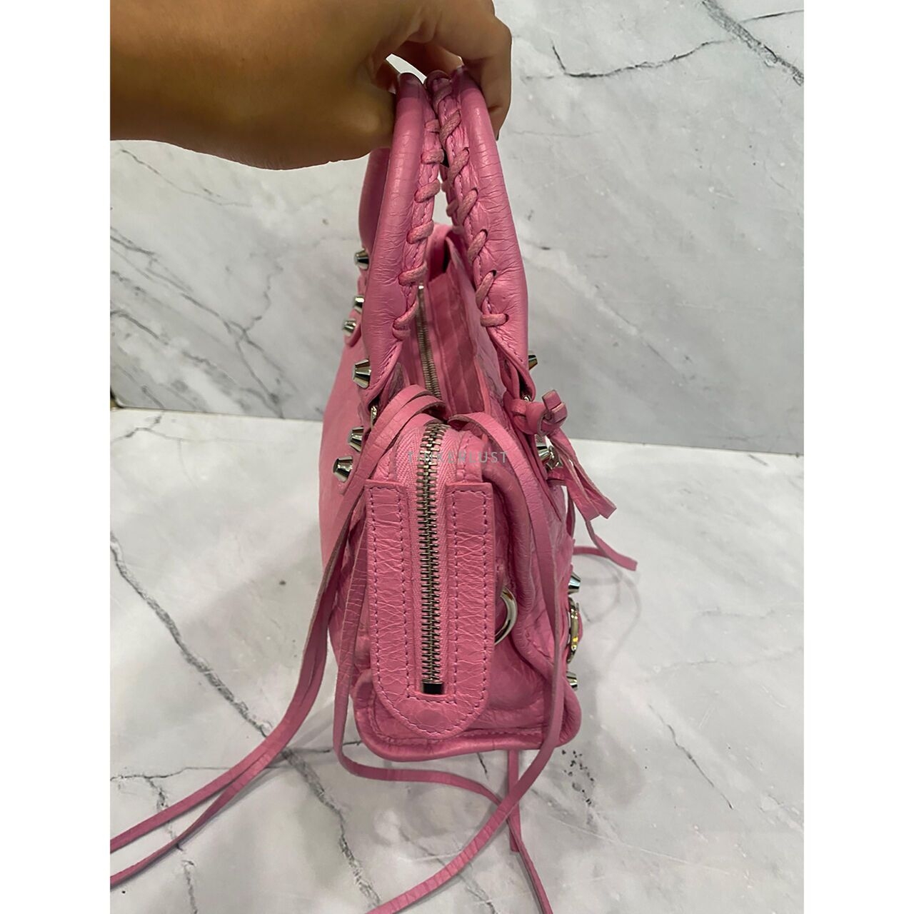 Balenciaga Classic Mini City Pink SHW 2019 Satchel