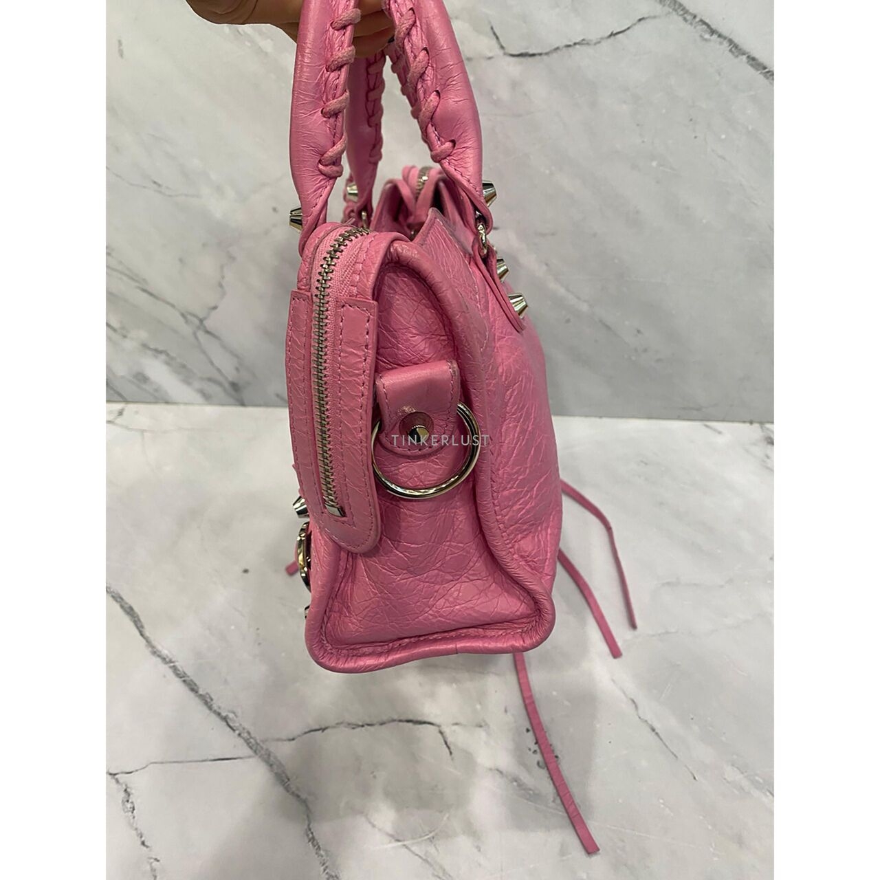 Balenciaga Classic Mini City Pink SHW 2019 Satchel