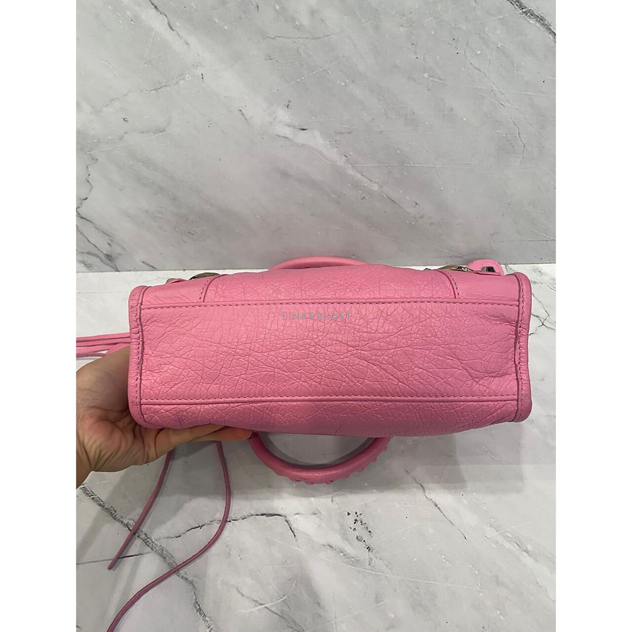 Balenciaga Classic Mini City Pink SHW 2019 Satchel