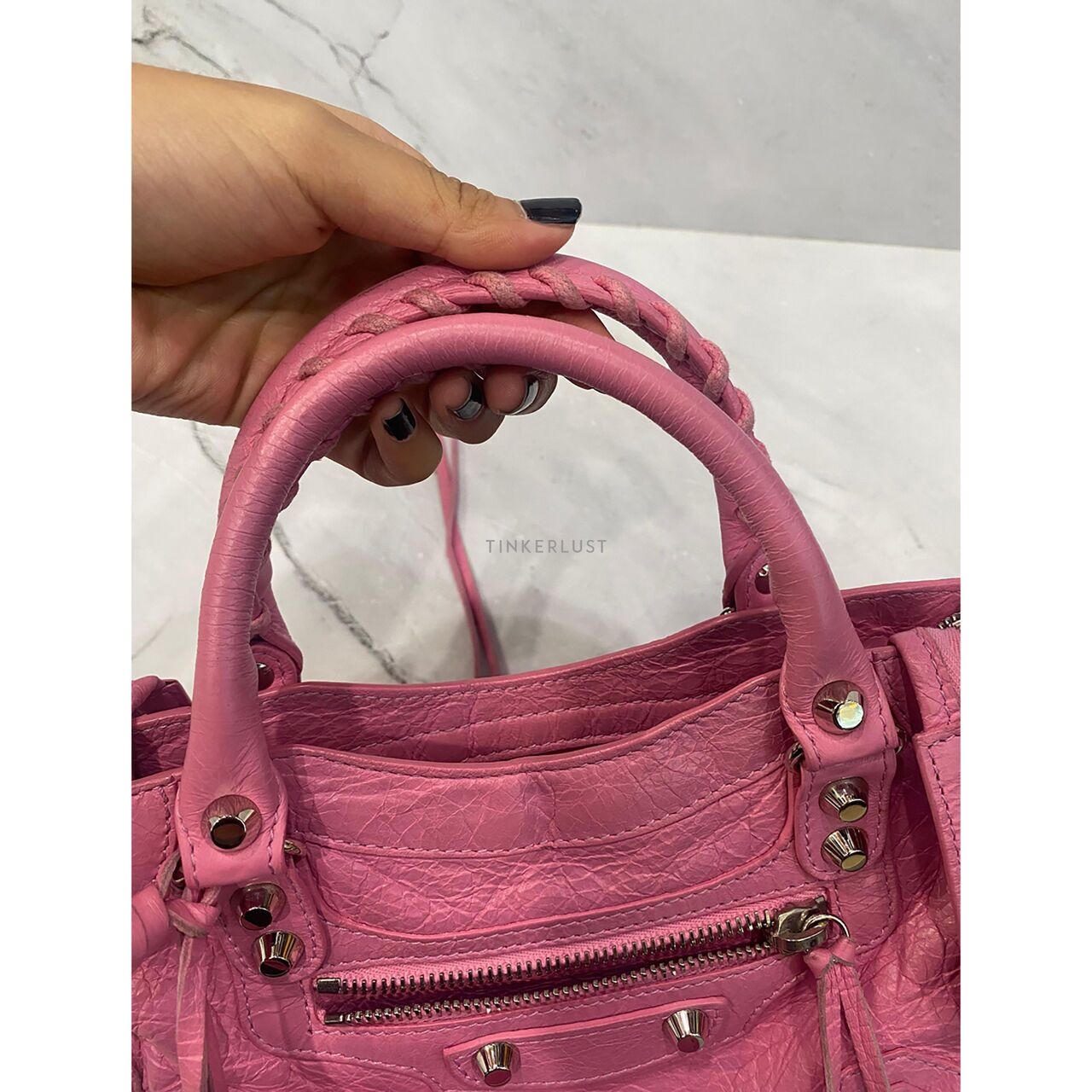 Balenciaga Classic Mini City Pink SHW 2019 Satchel