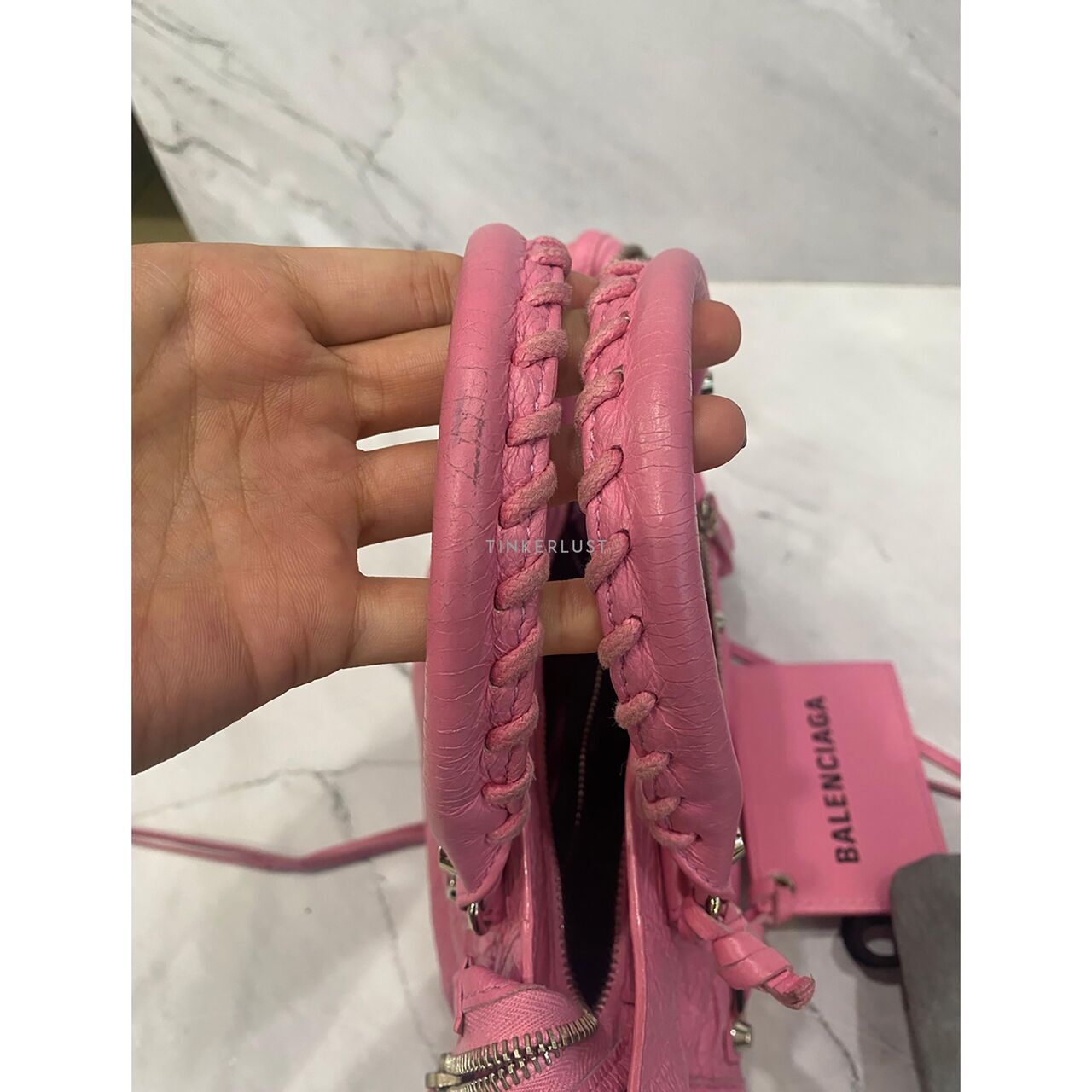 Balenciaga Classic Mini City Pink SHW 2019 Satchel