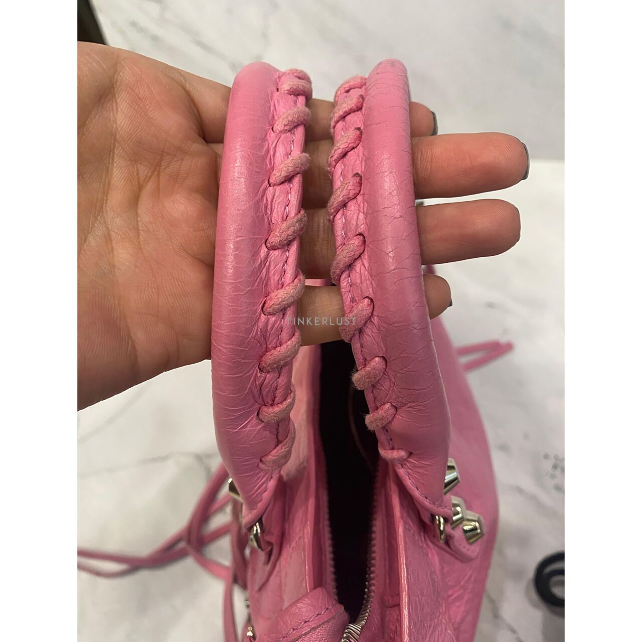 Balenciaga Classic Mini City Pink SHW 2019 Satchel