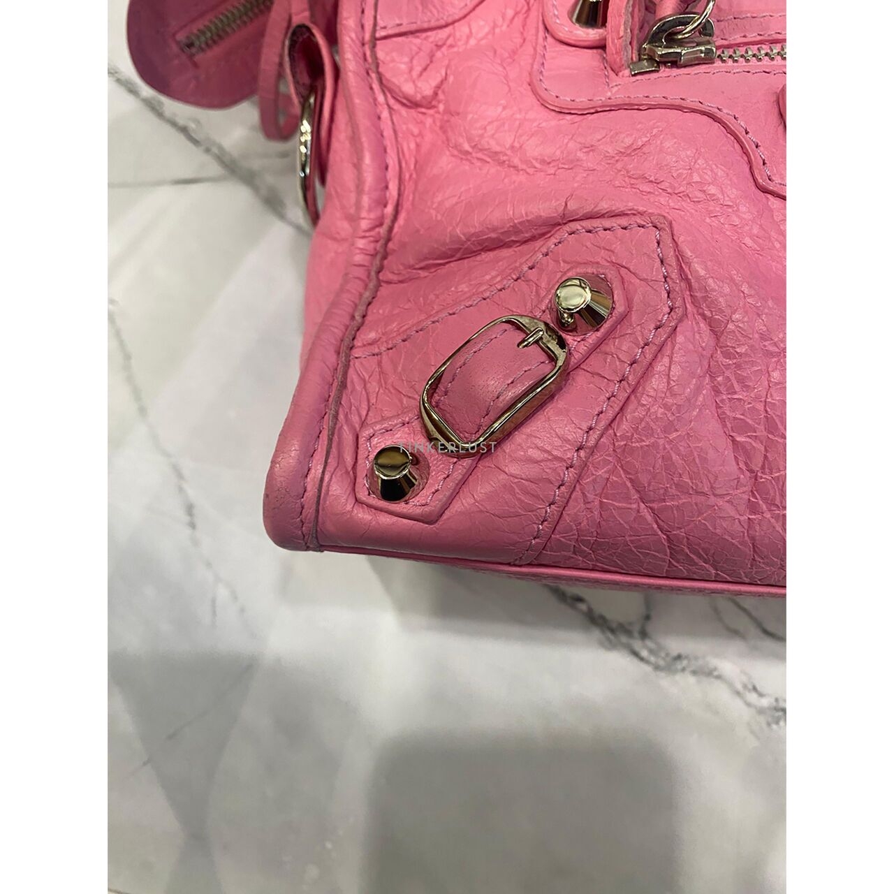 Balenciaga Classic Mini City Pink SHW 2019 Satchel